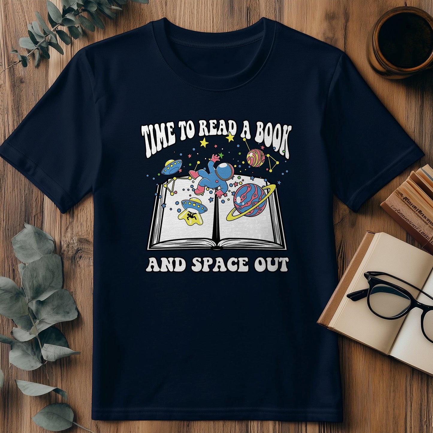 Read and Space Out  Kids Tee