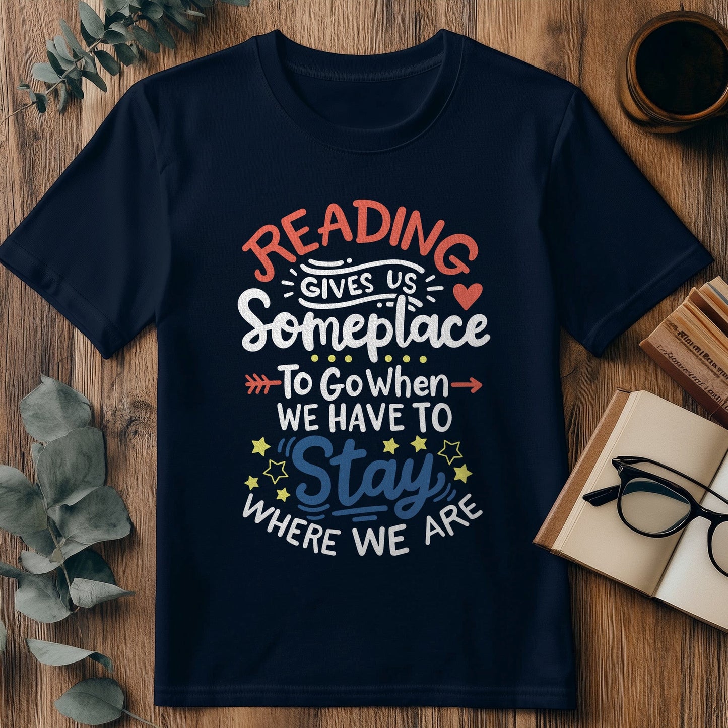 Reading: Stay Where We Are  Kids Tee