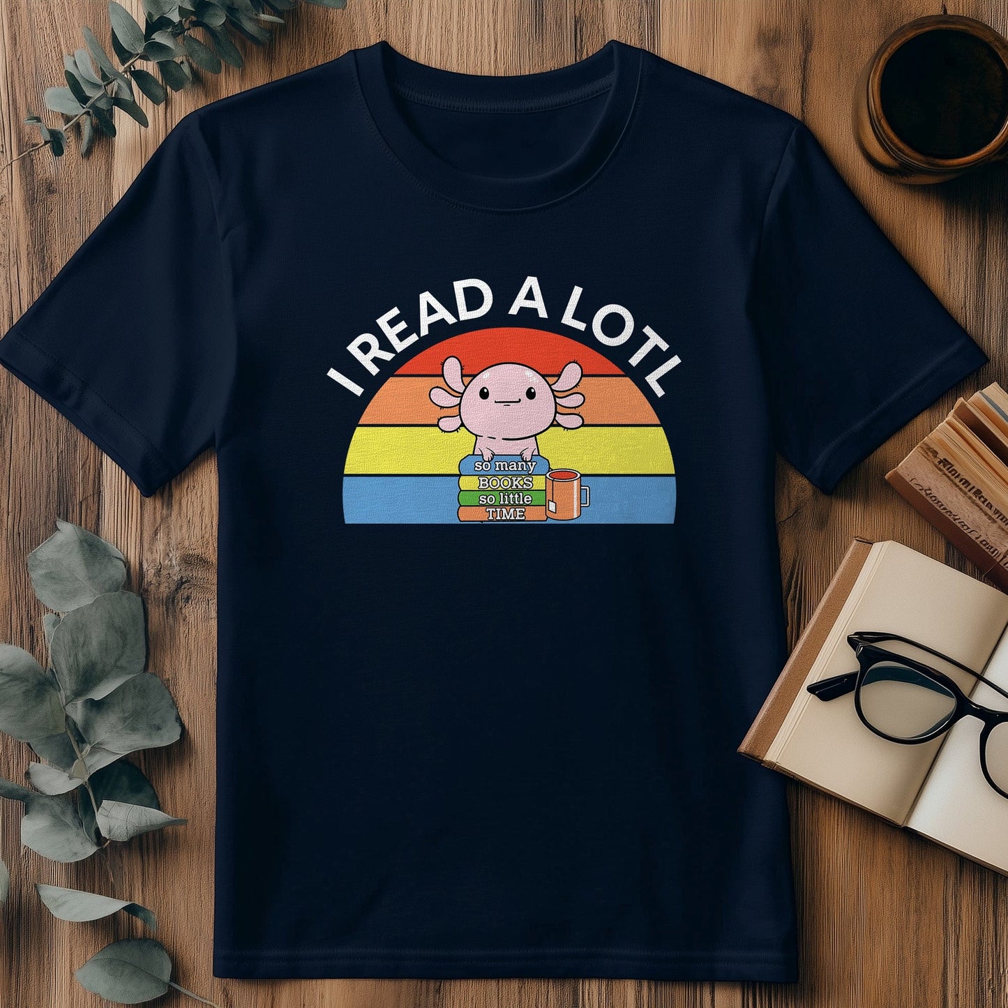 Axolotl Read Time  Kids Tee