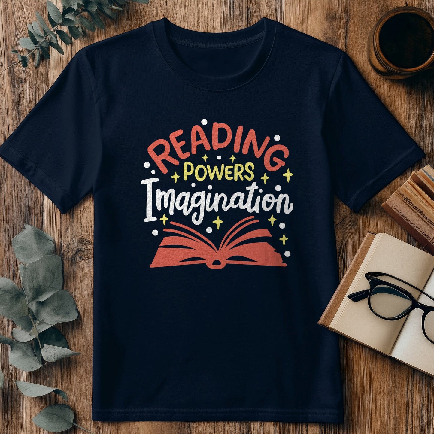 Reading Powers Imagination T-Shirt