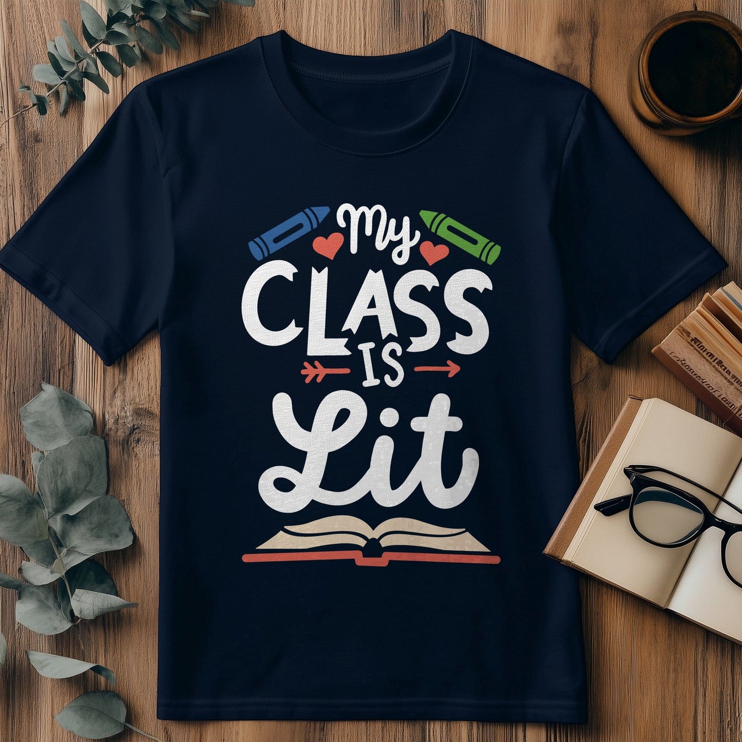 My Class is Lit  Kids Tee