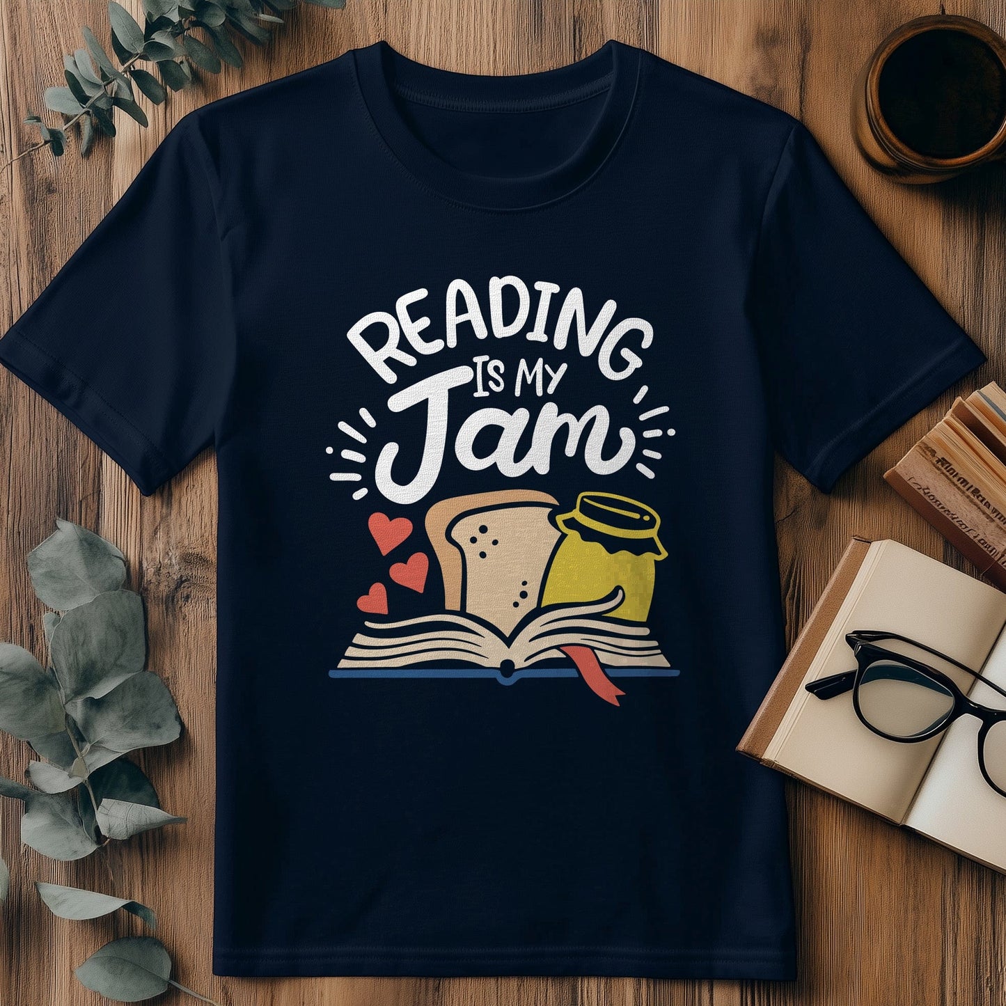 Reading is My Jam! Funny Kids Tee
