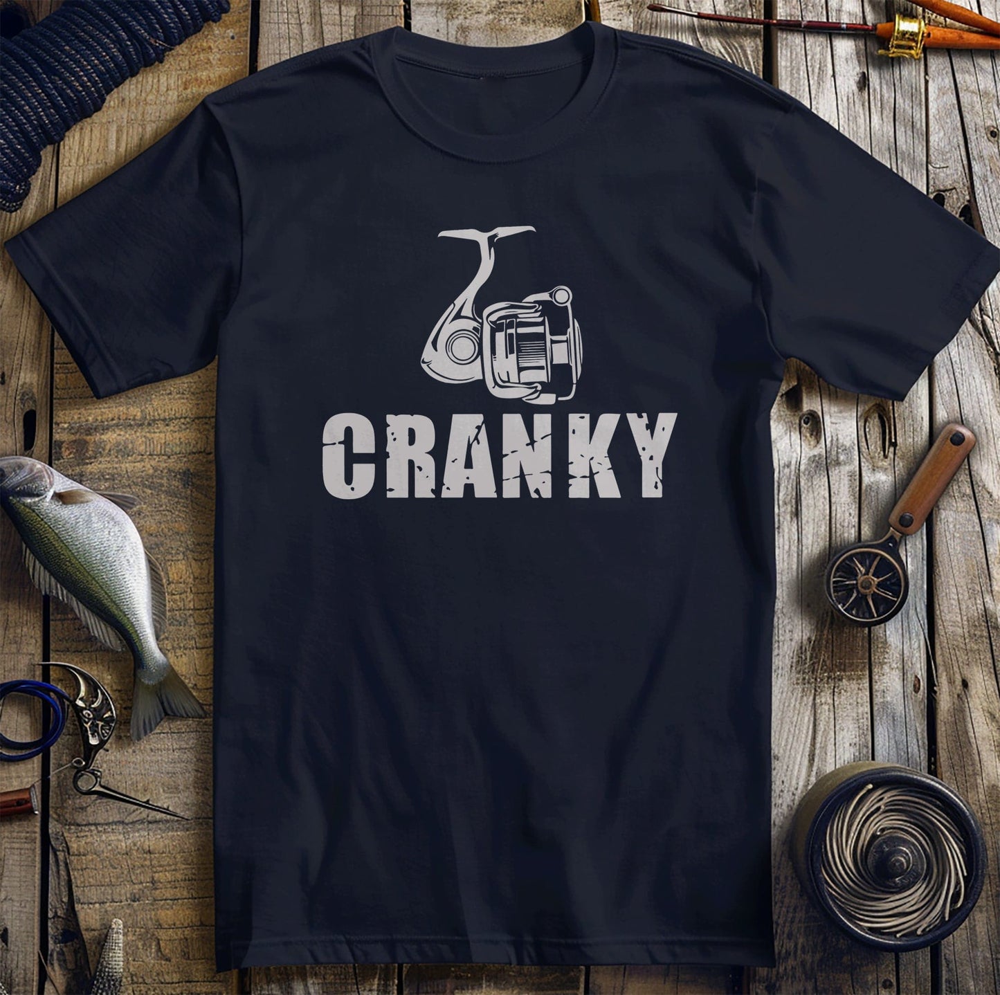 Cranky 3 Fishing T-shirt