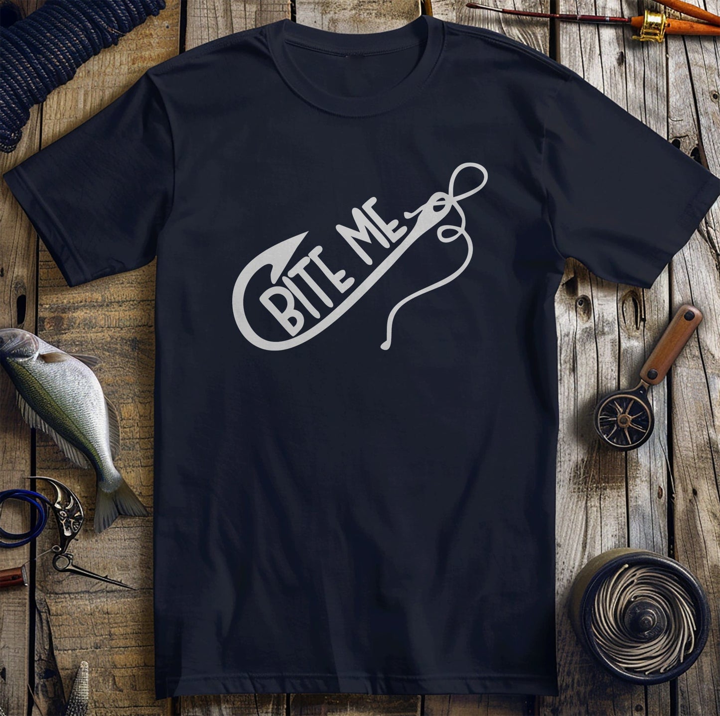 Bite Me 2 Fishing Hook T-Shirt