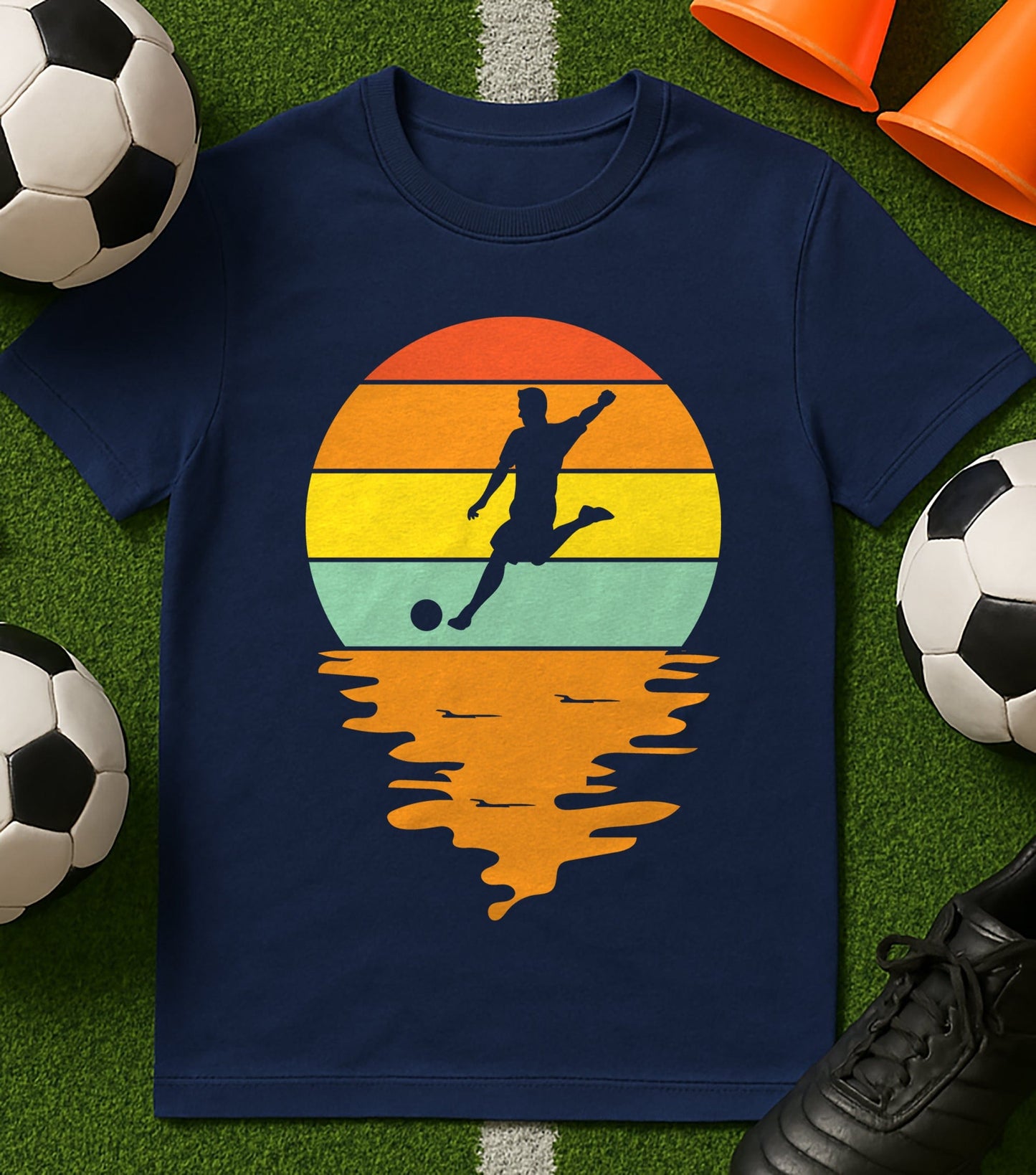 Football Melting T-Shirt