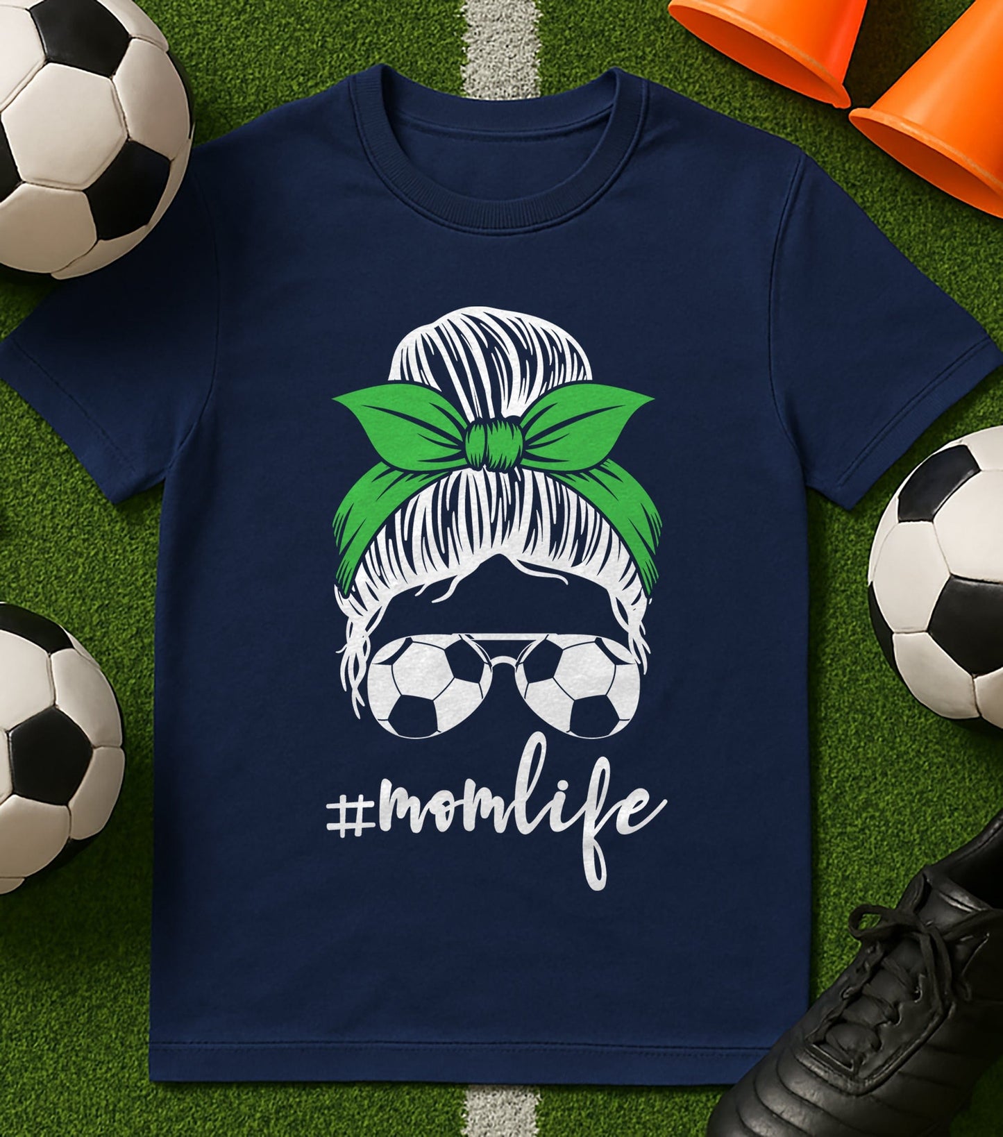 Mom Life Football T-Shirt