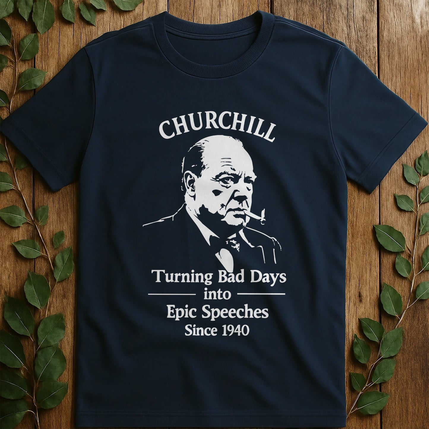 Churchill Speech T-Shirt