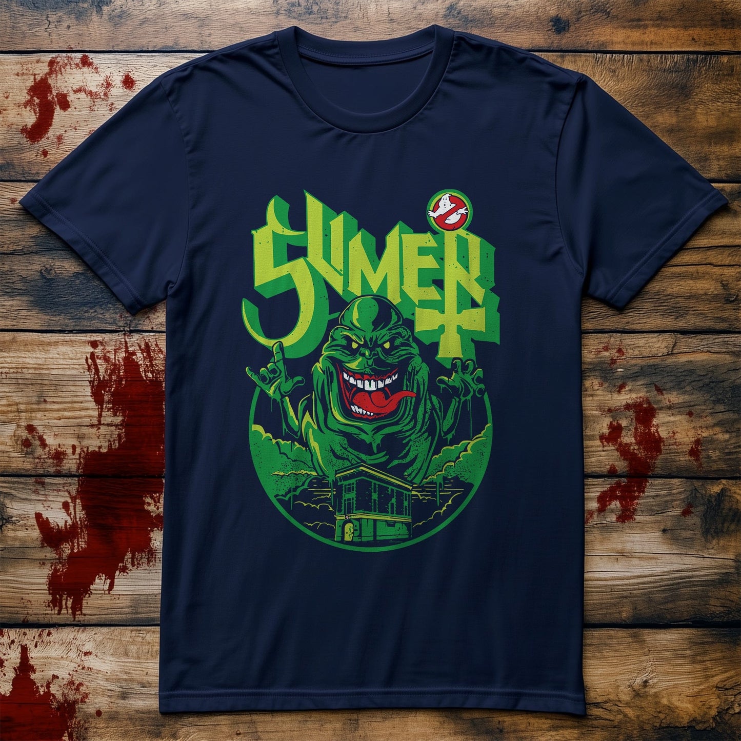 Horror  Slimer Ghostbusters t-shirt