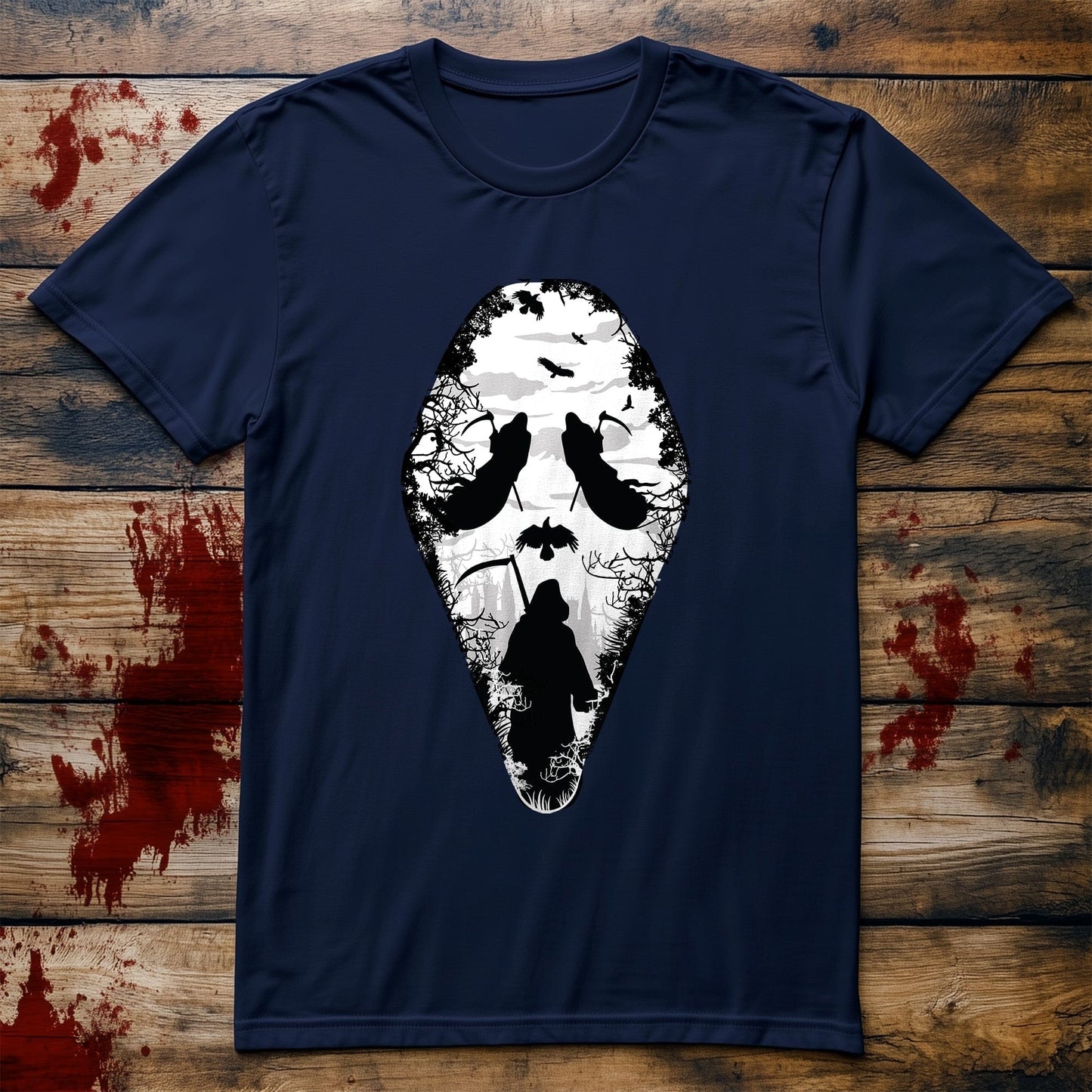 Scream Face Horror T-Shirt