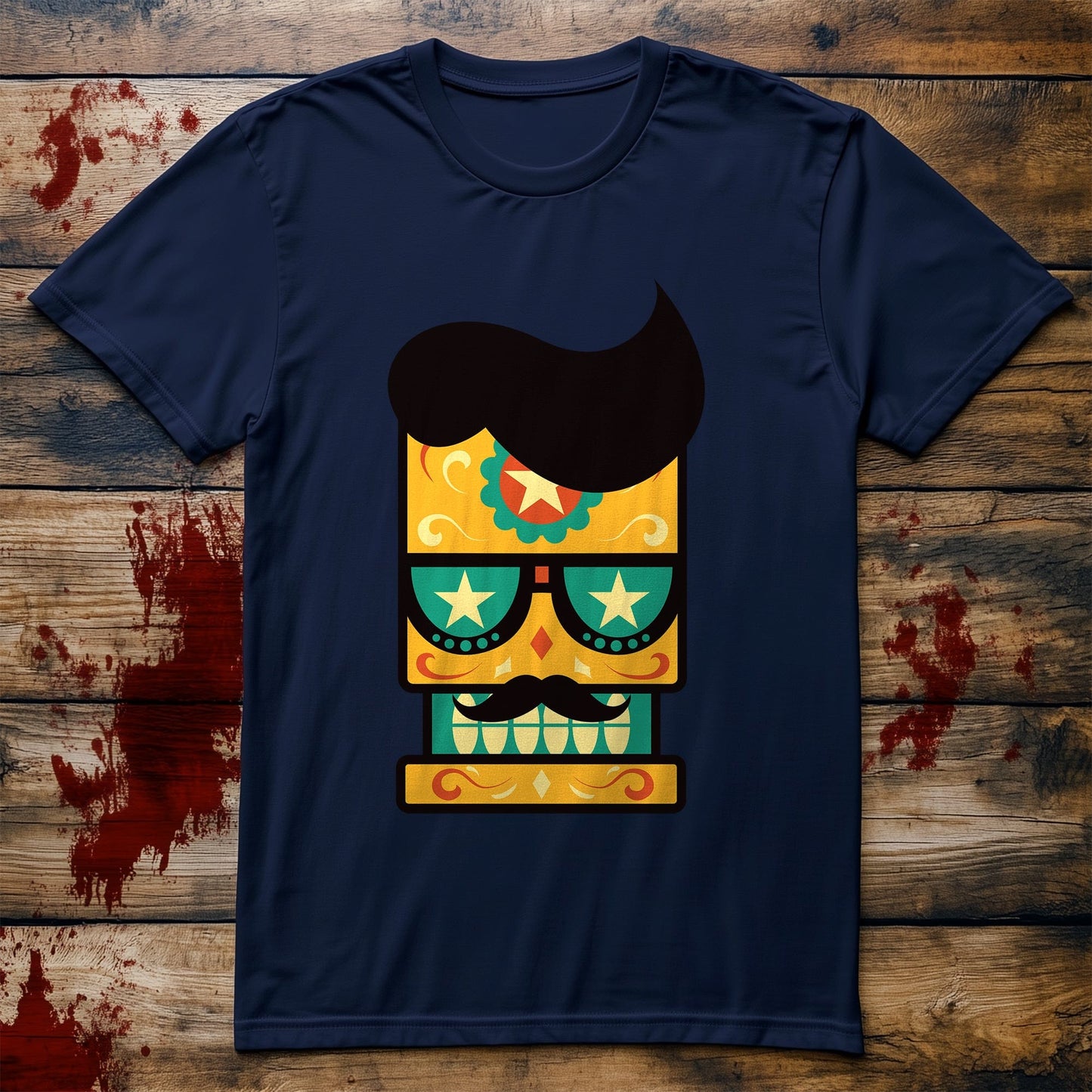 Calabera 7 Skull & Crossbones T-shirt