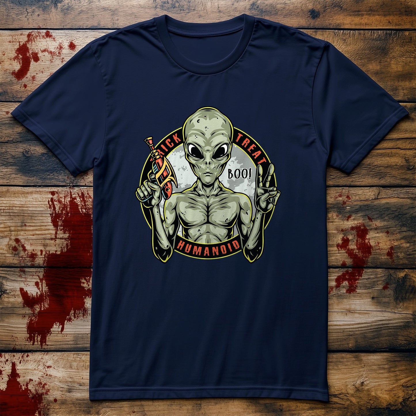 Trick Treat Humanoid T-shirt - Spooky