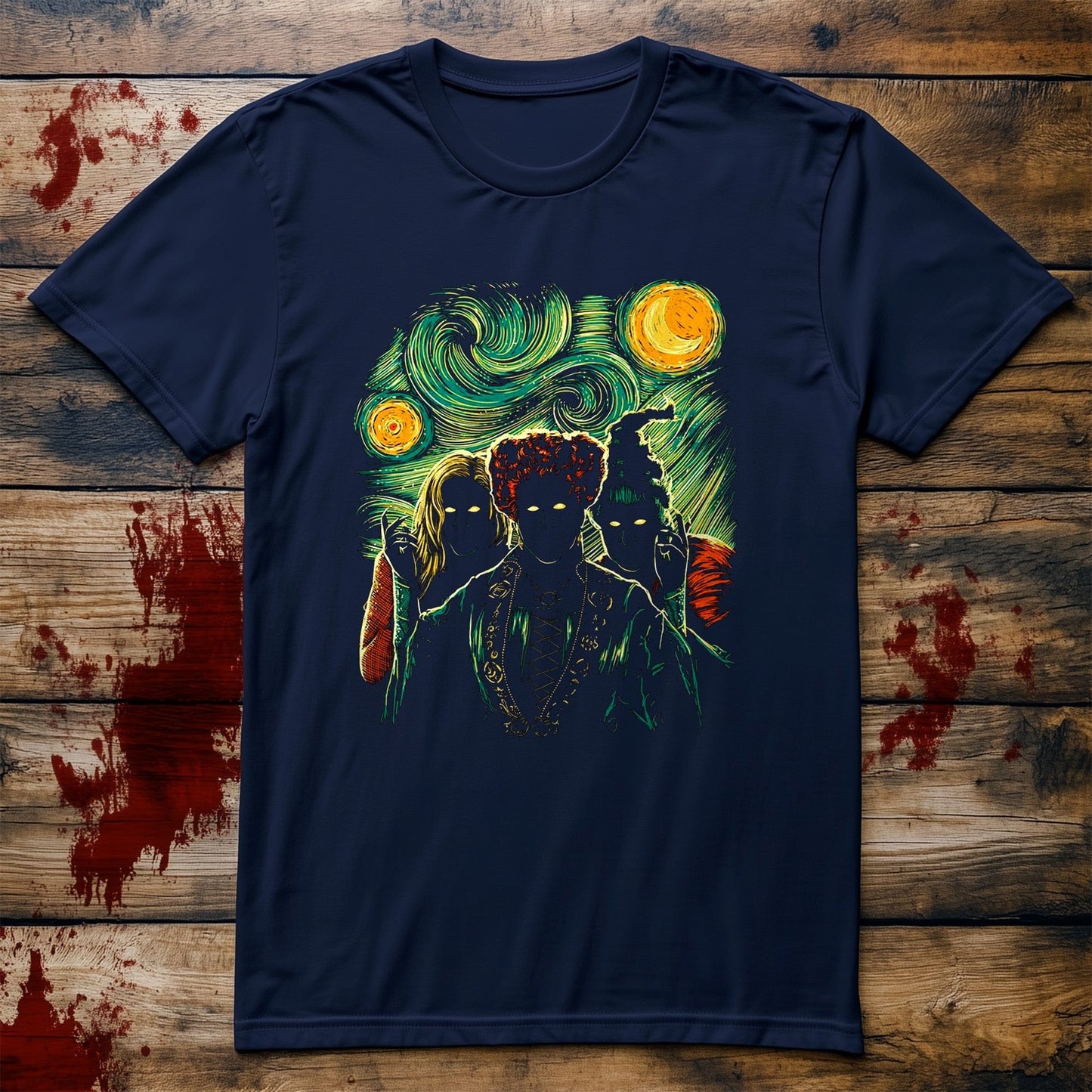 Salem Witched Starry Night T-shirt