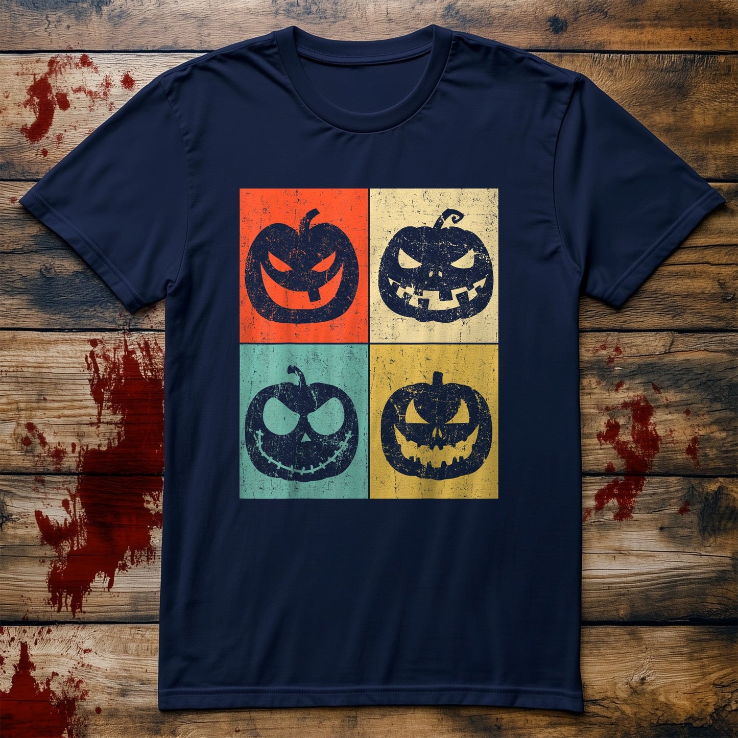 Vintage Halloween Pumpkin T-Shirt for