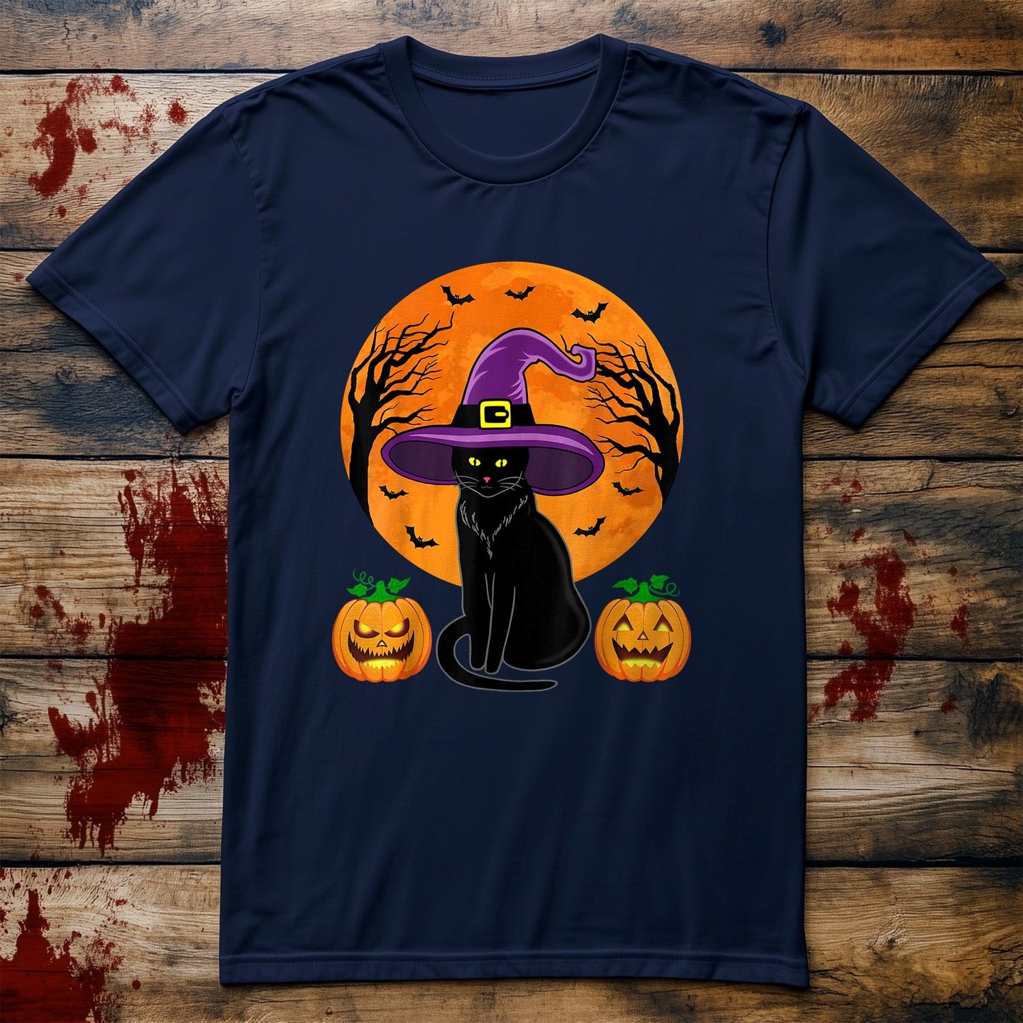 Cute Halloween Cat-tastic T-Shirt ‚Äì