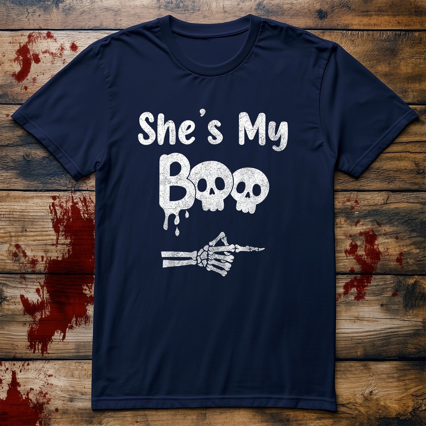 She‚Äôs My Boo Skull Face T-Shirt -