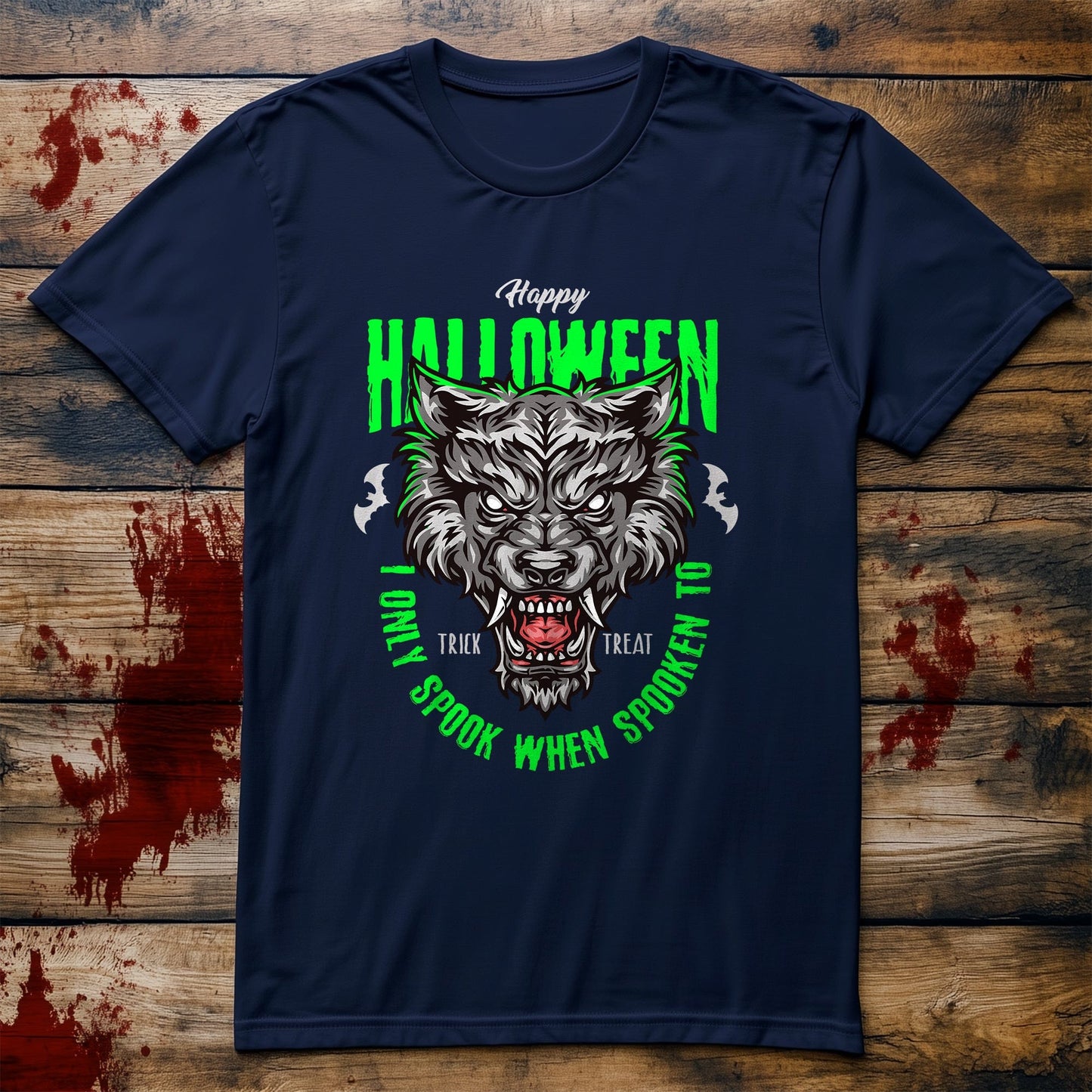 Spooky Werewolf Halloween T-shirt ‚Äì