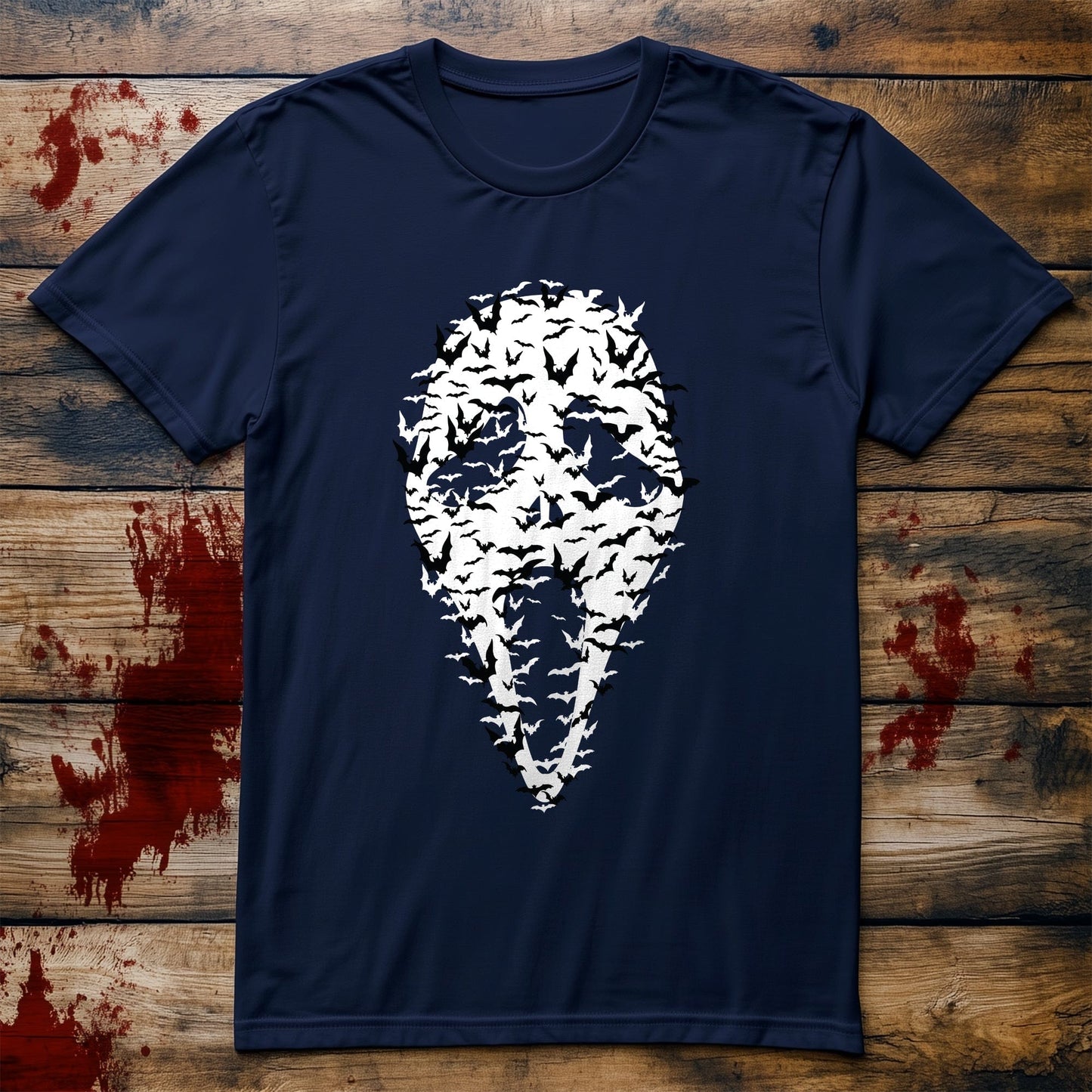 Scream Mask Bats T-shirt