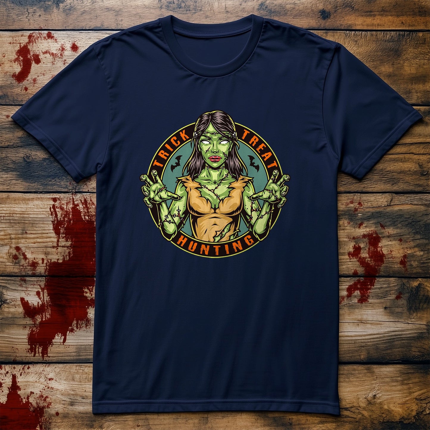 Female Frankenstein T-Shirt - Spookily