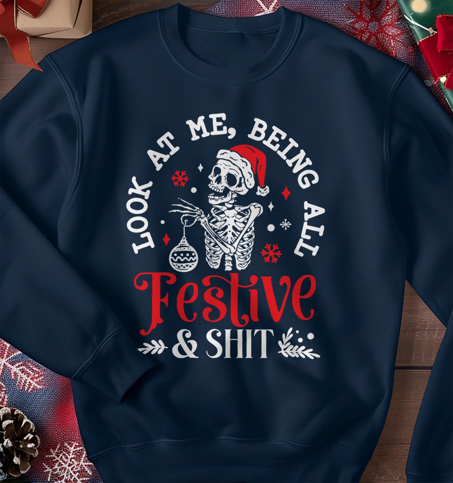 Look at Me Being All Skeleton Sweatshirt