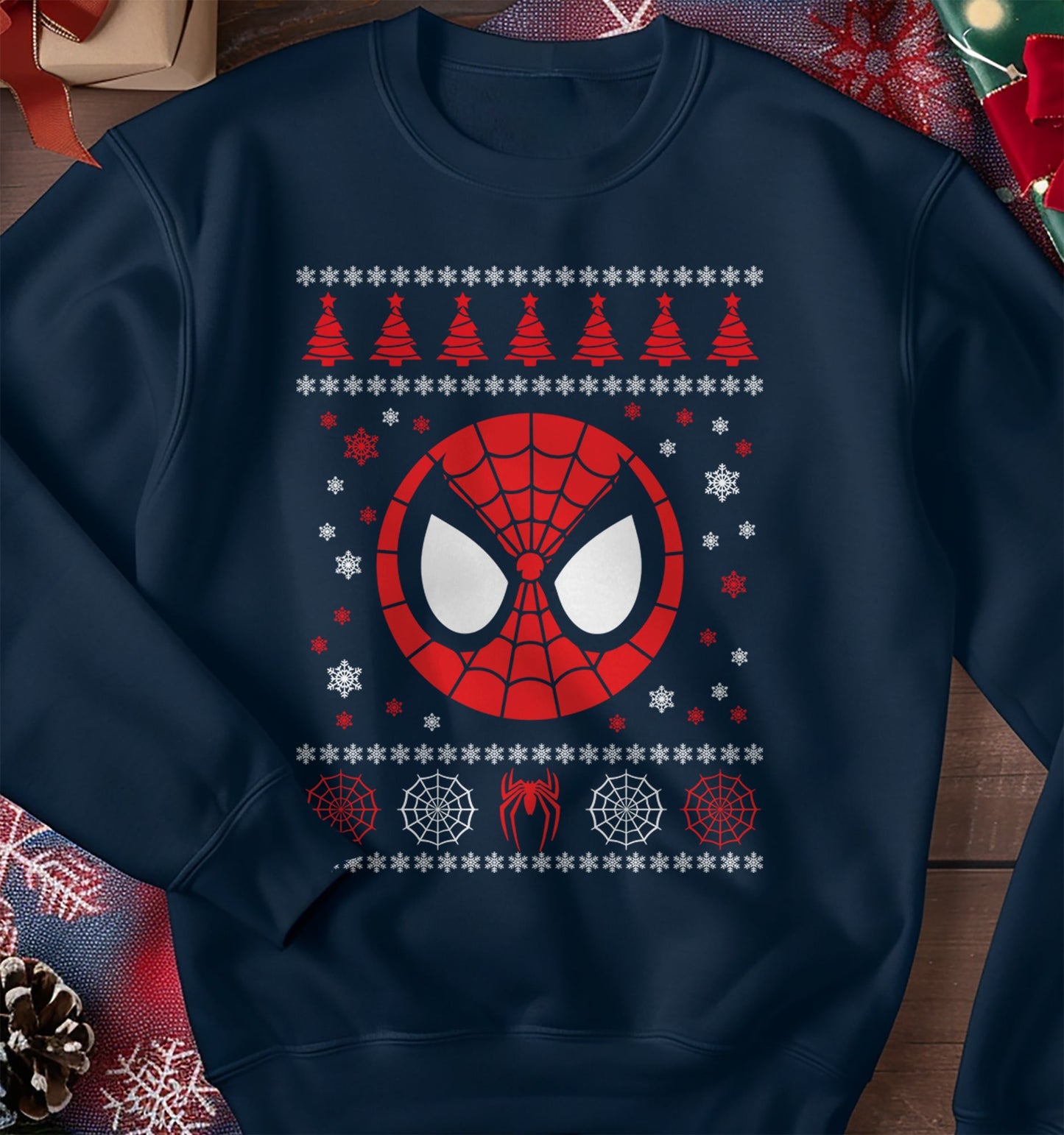 Web-Slinging Holiday Cheer Sweatshirt