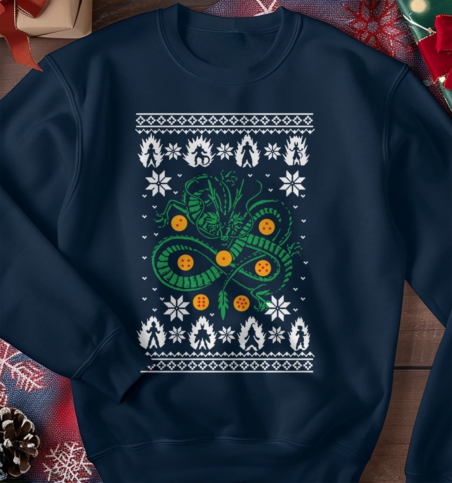 Green Dragon Christmas Sweatshirt