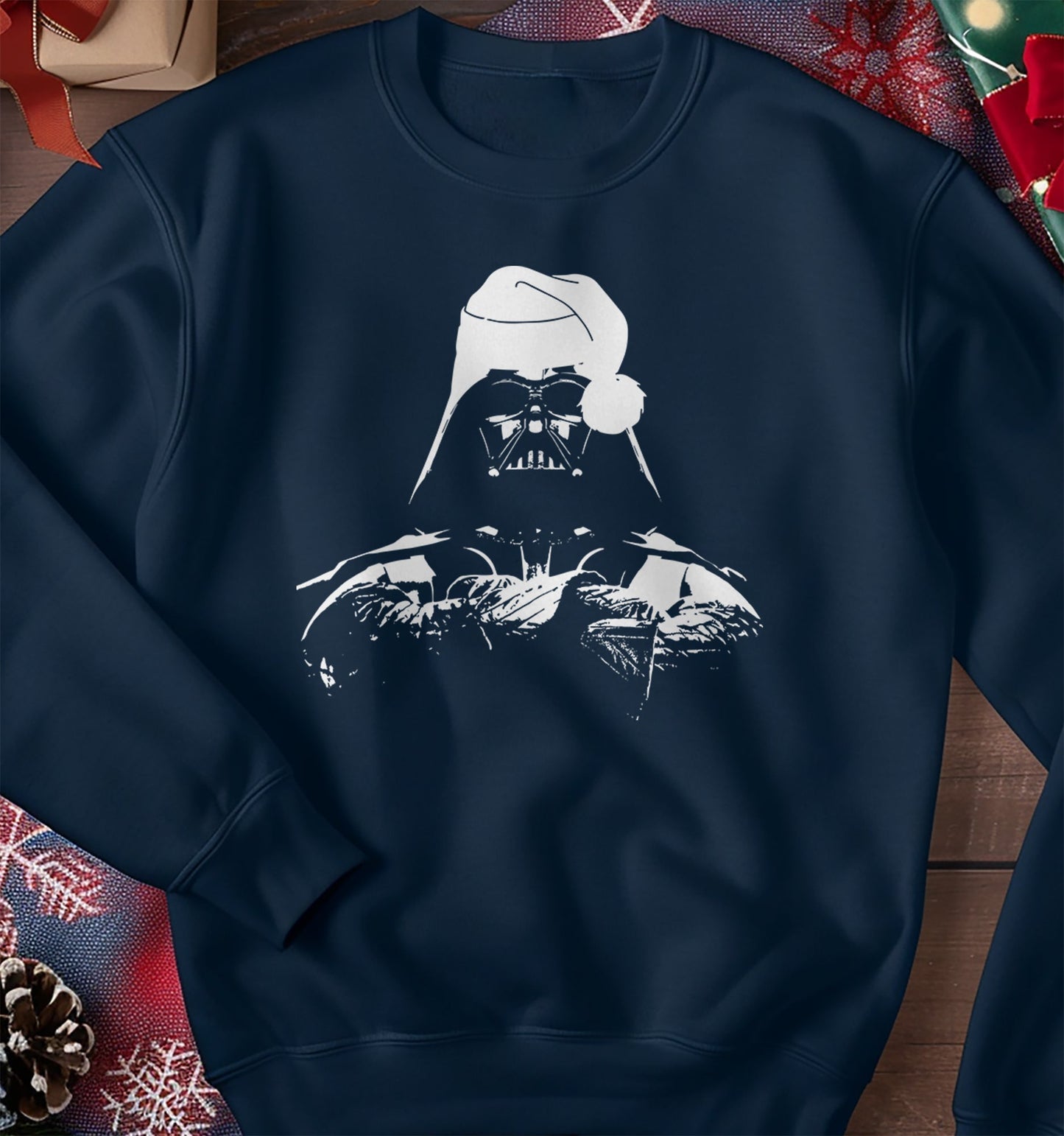Vader Santa Hat Sweatshirt