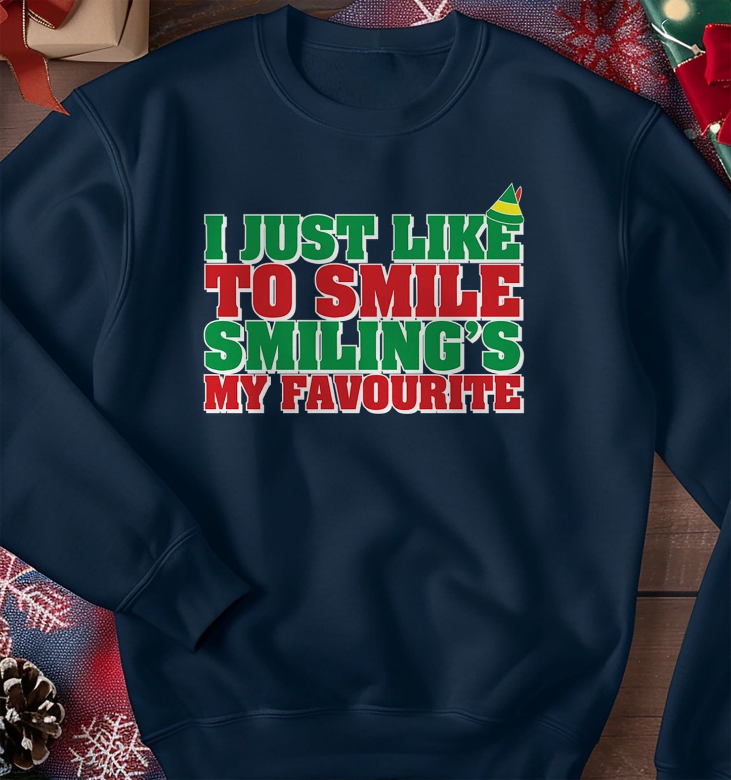 I Just Like to Smile Sweatshirt