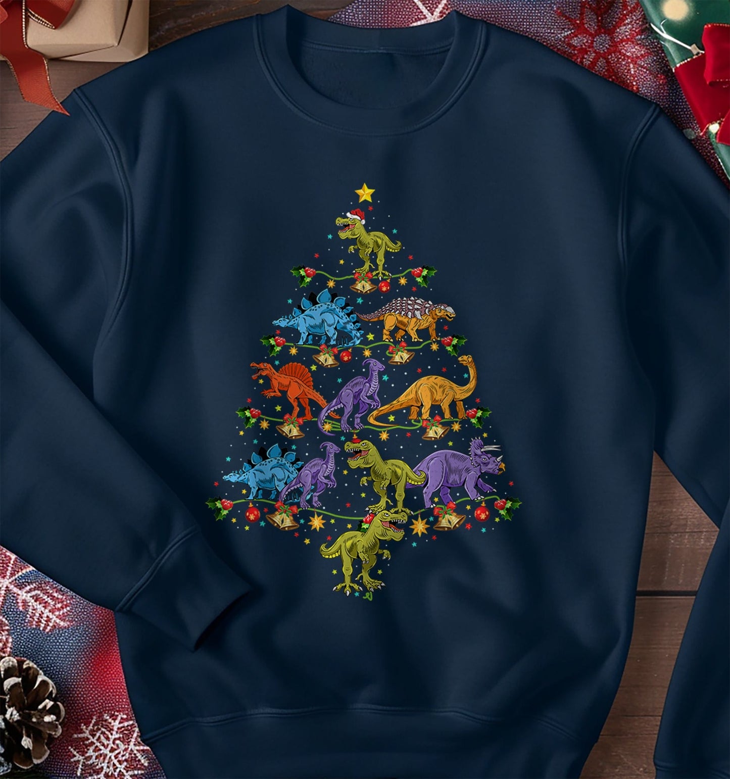 Dino-Mite Christmas Sweatshirt
