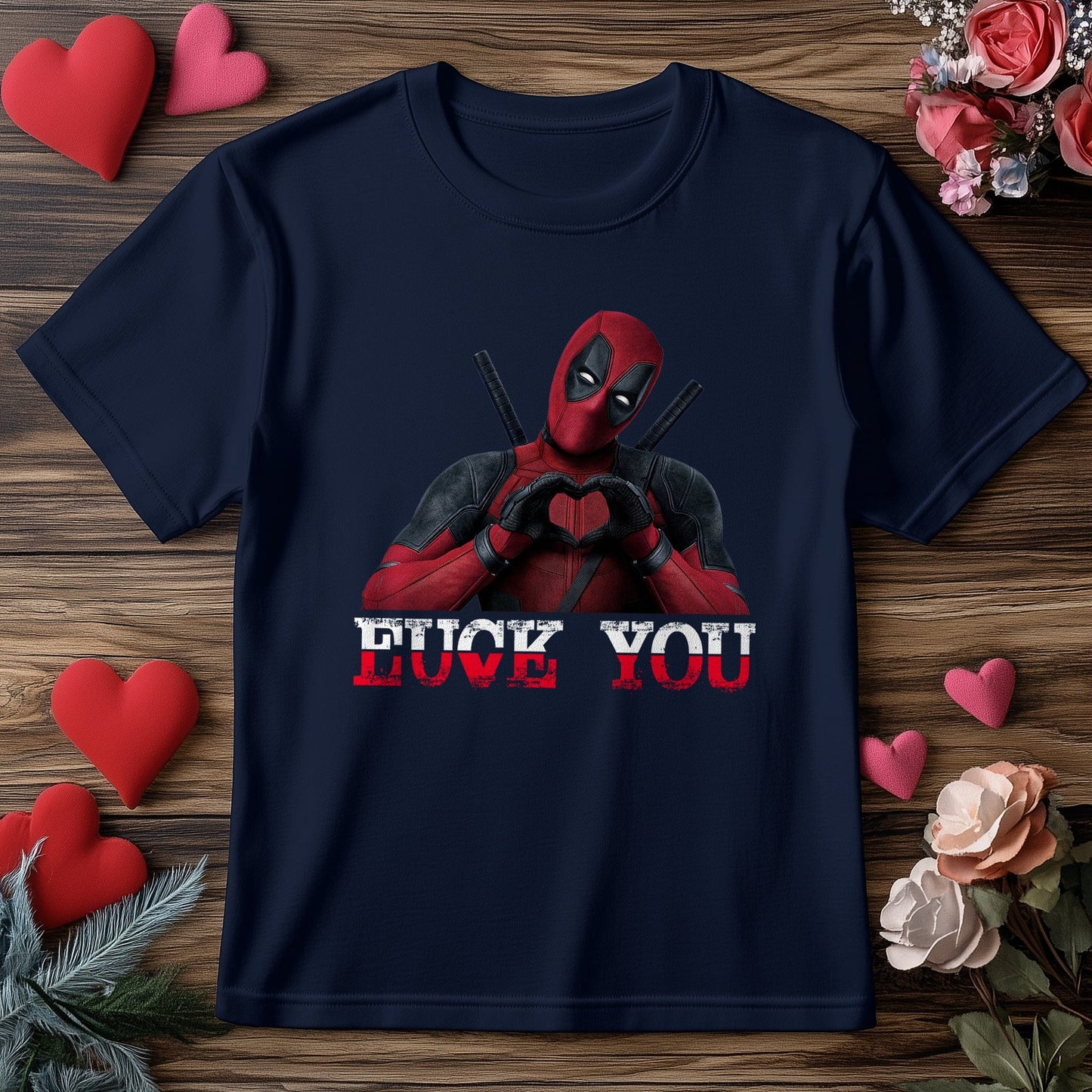 Deadpool Love You T-shirt