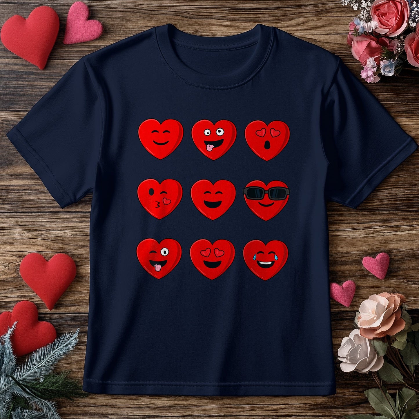 Valentine's Day Silly Faces T-Shirt
