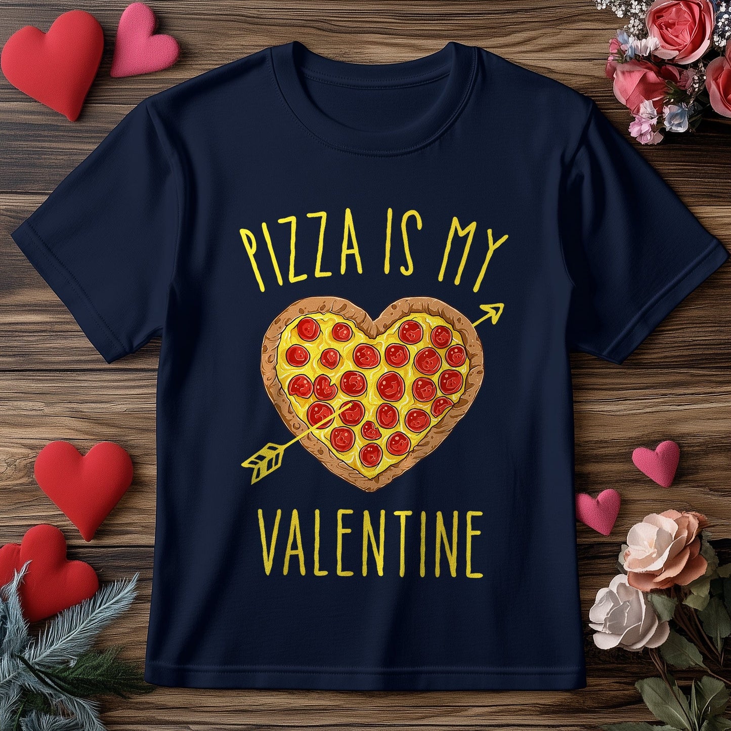 Pizza Is My Valentine T-shirt