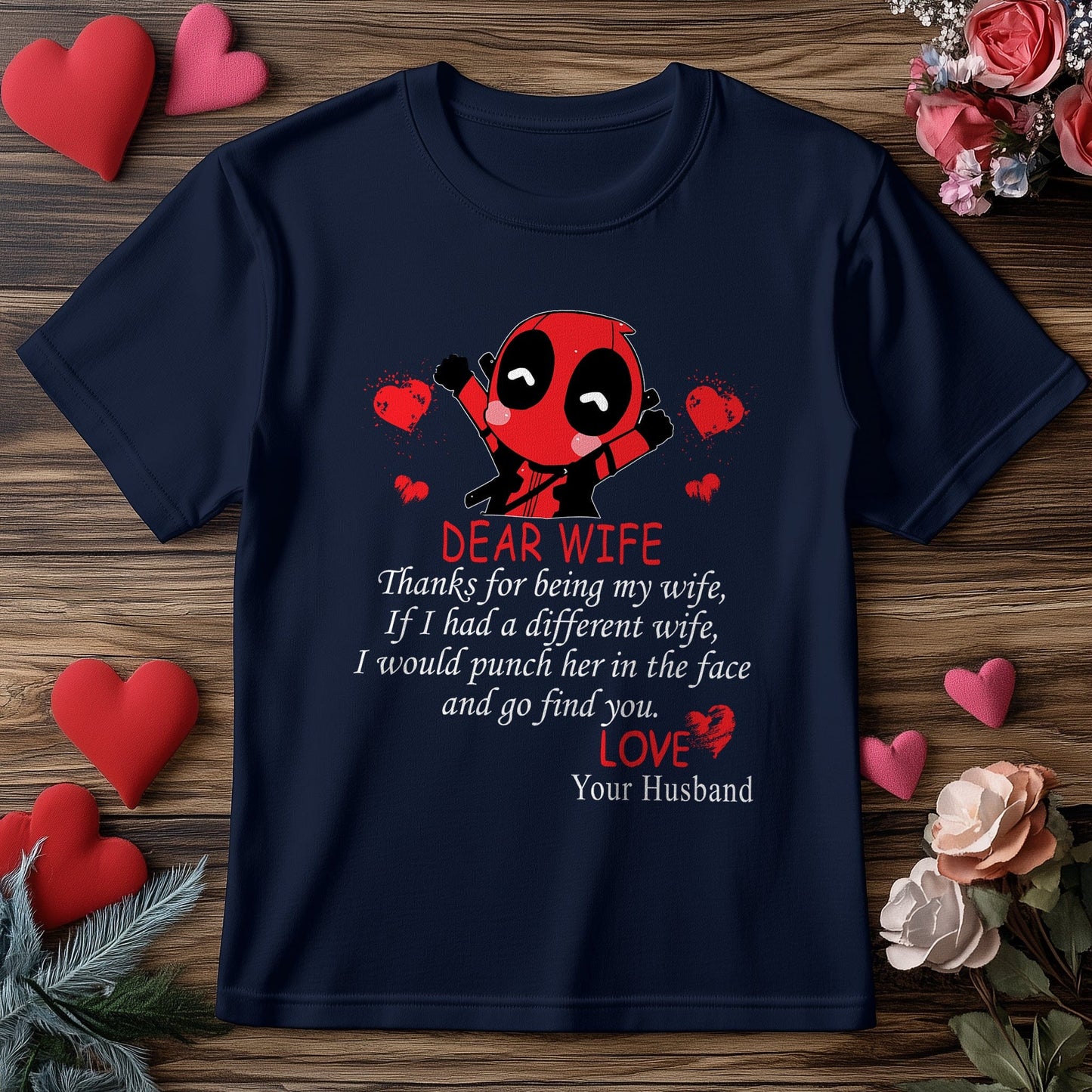 Dear Wife Deadpool t-shirt