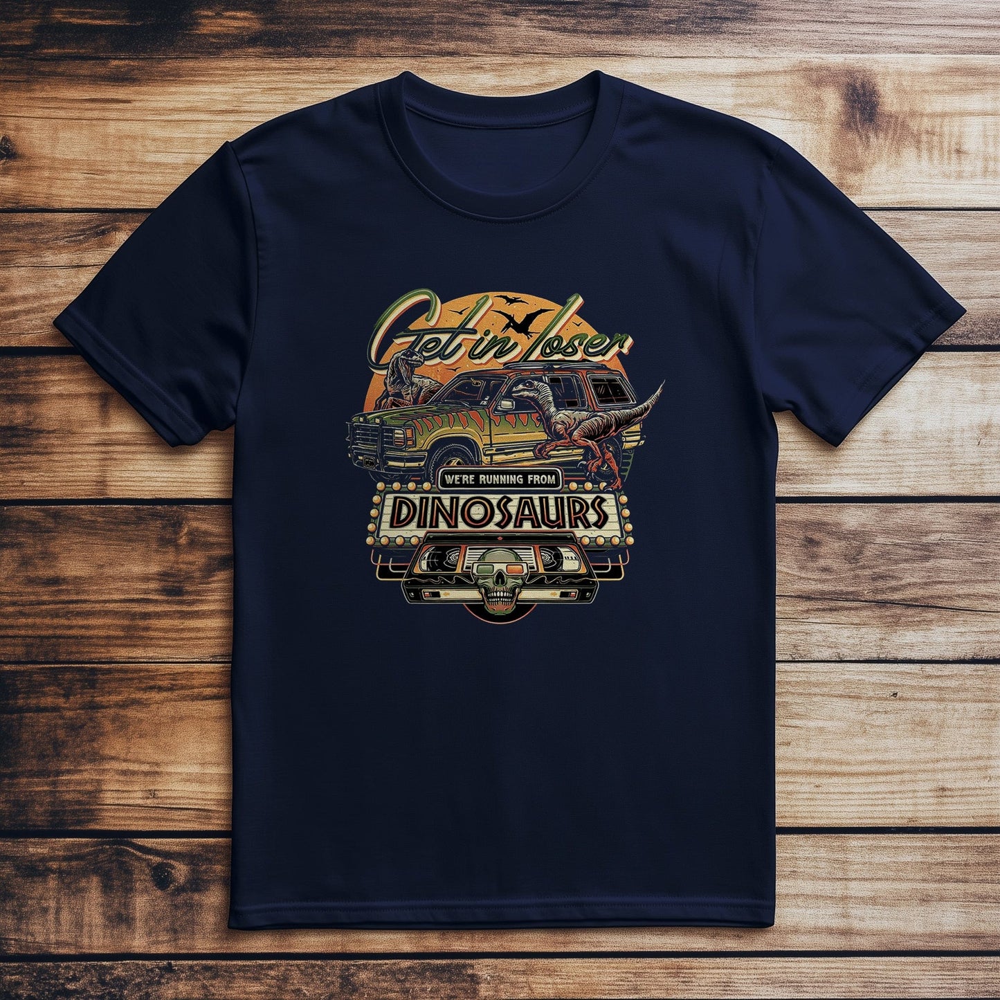 Running from Dinosaurs T-Shirt