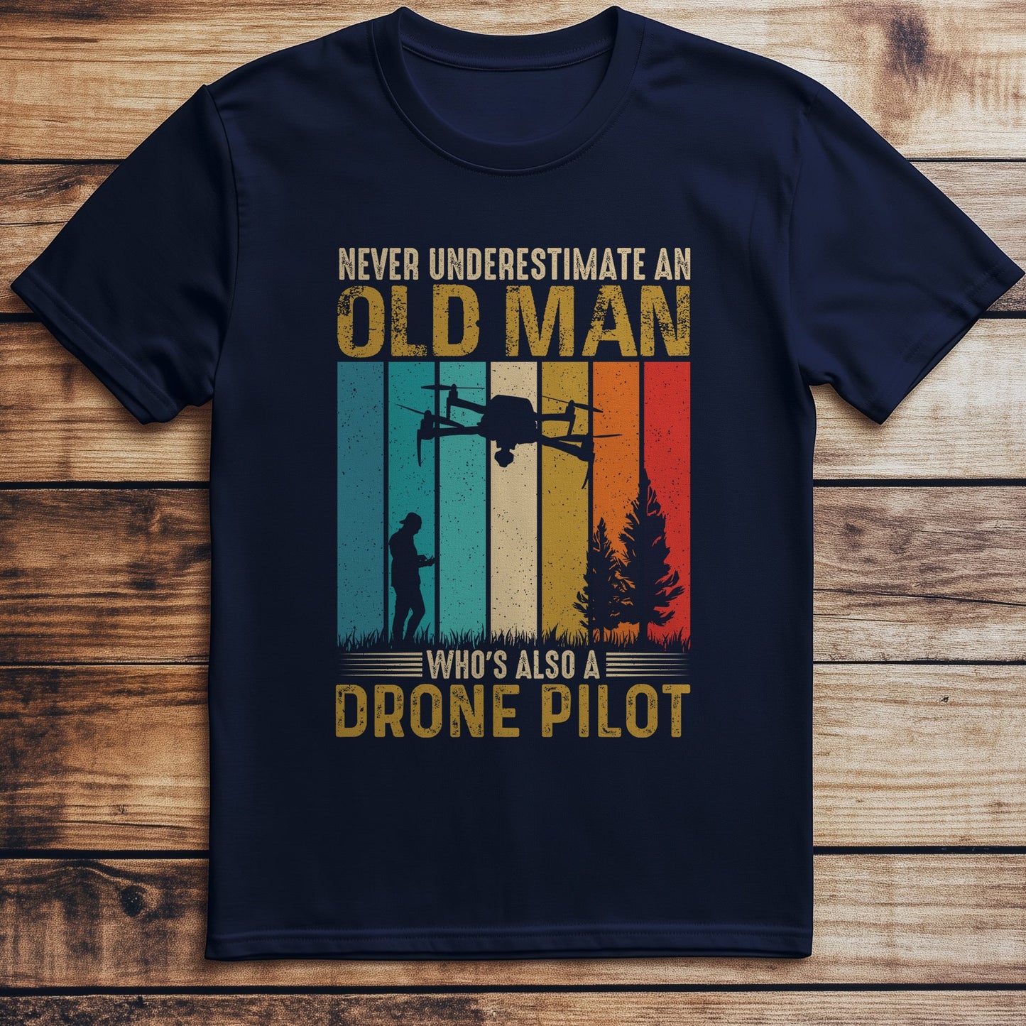 Old Man Drone T-Shirt
