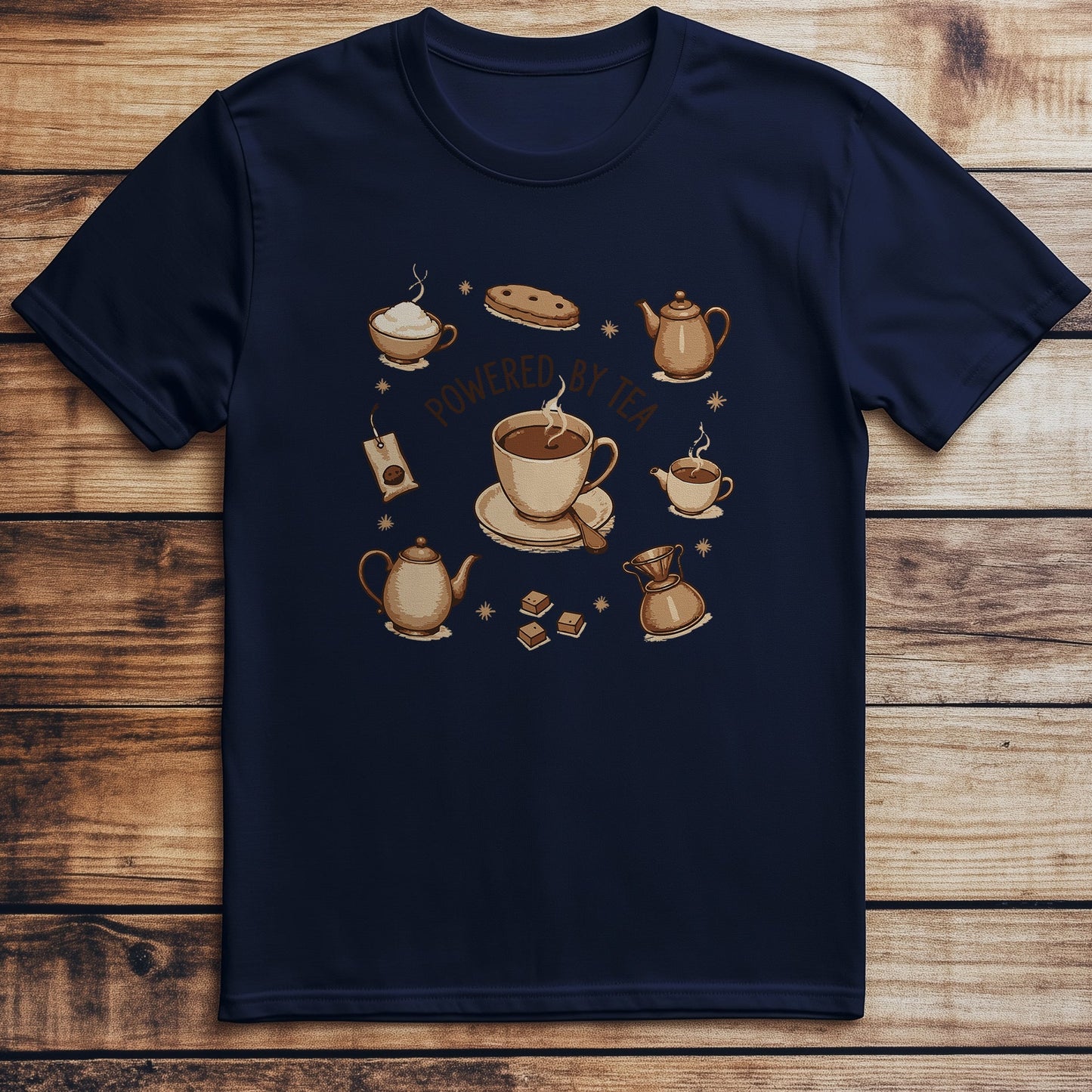 Powered By Tea T T-Shirt