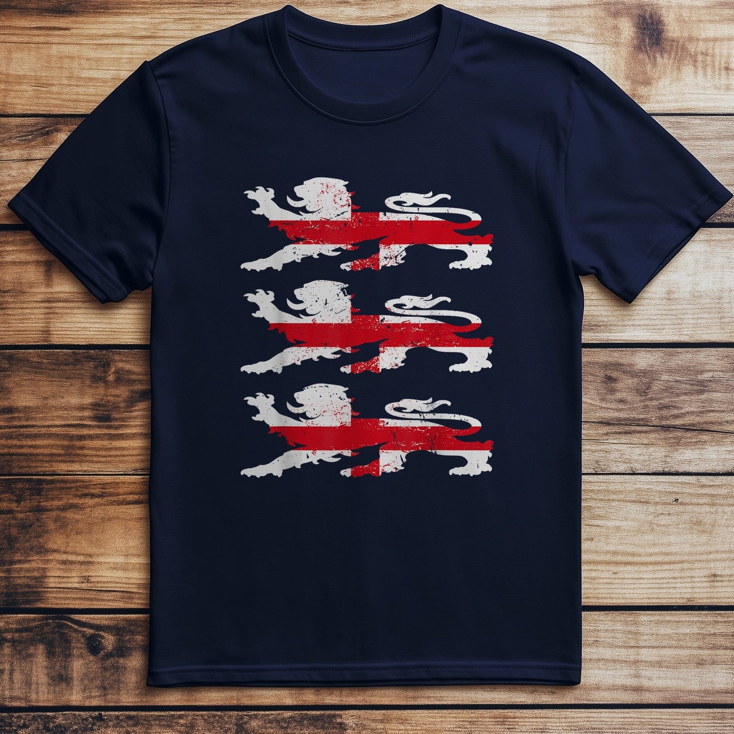 Roaring Lions Retro England T-Shirt