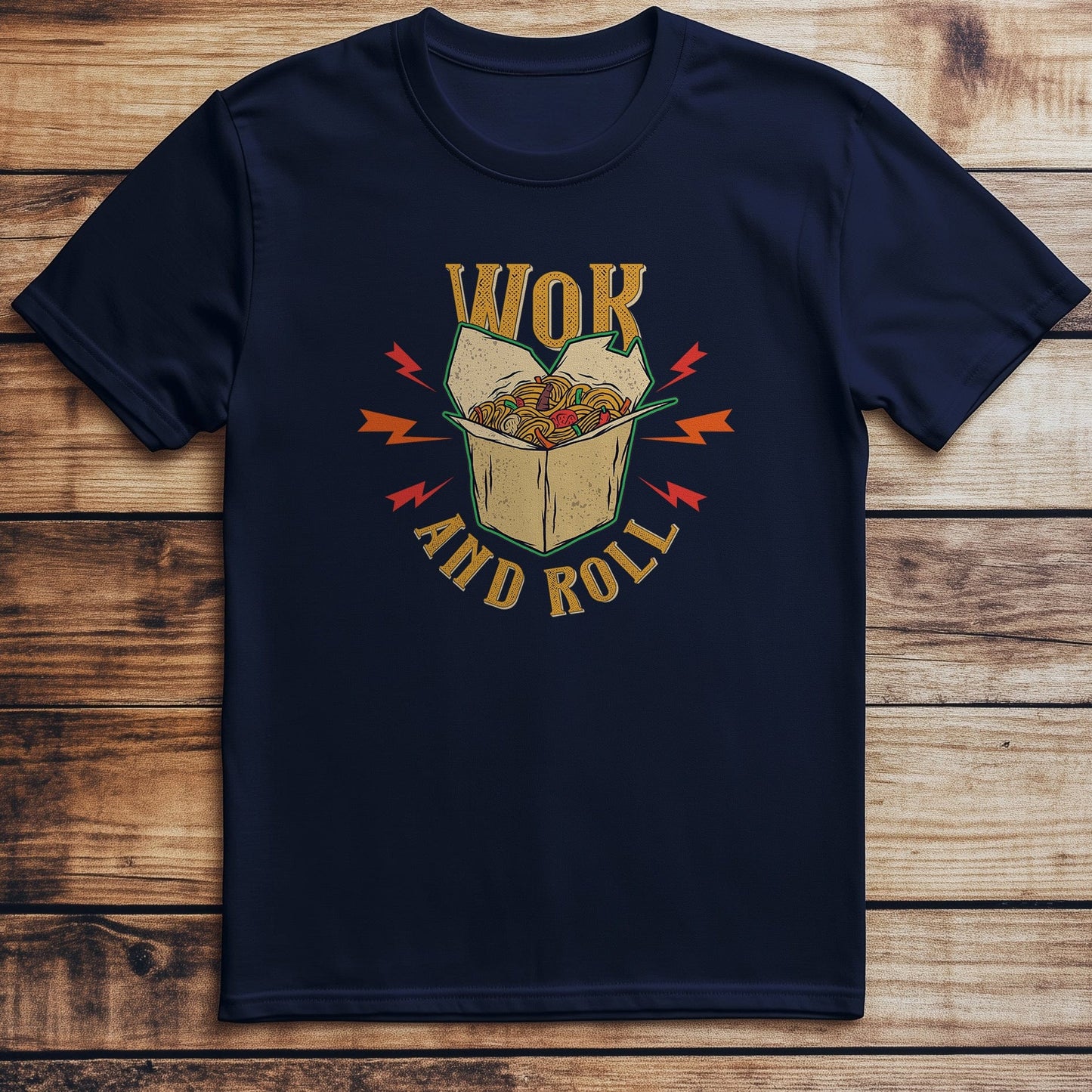 Fast-Food 7 t-shirt: Work, Roll, and