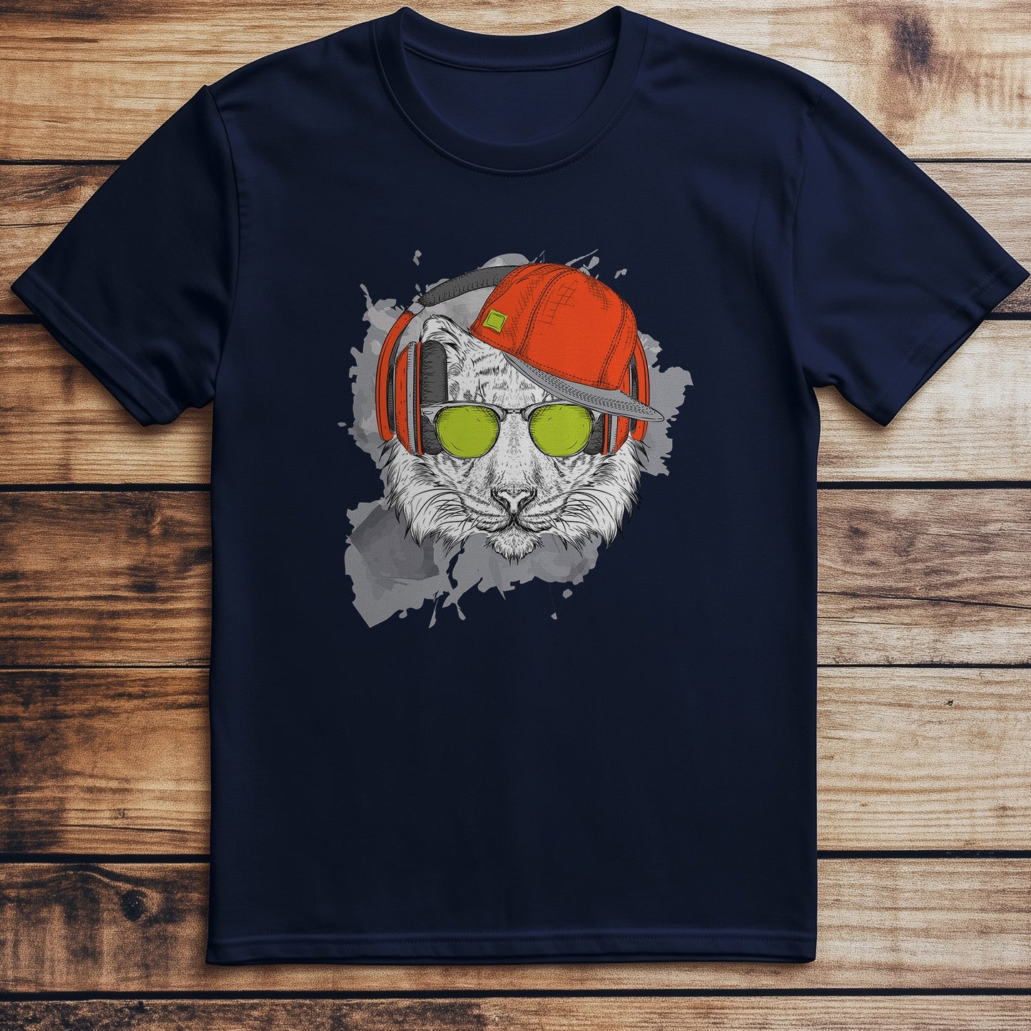 Tiger Headphone T T-Shirt