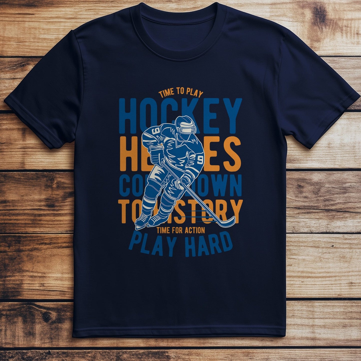 Time To Play Hockey T-shirt - Get Your