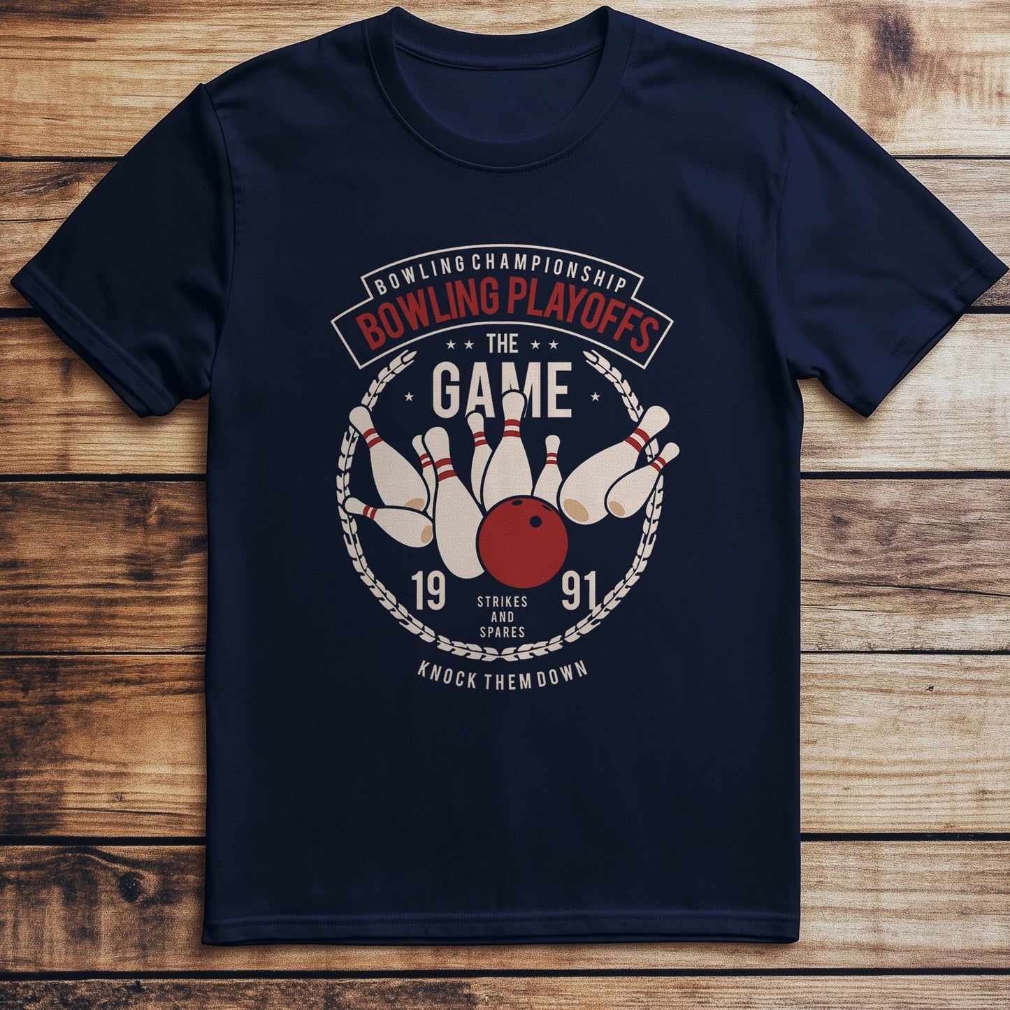 Bowling Playoffs t-shirt