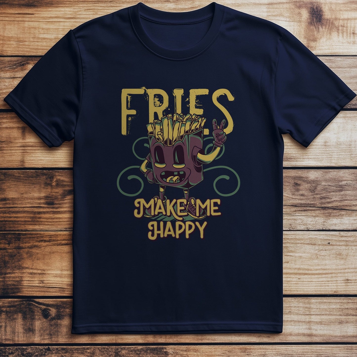Fast Food 4 Happiness T-shirt - Fries