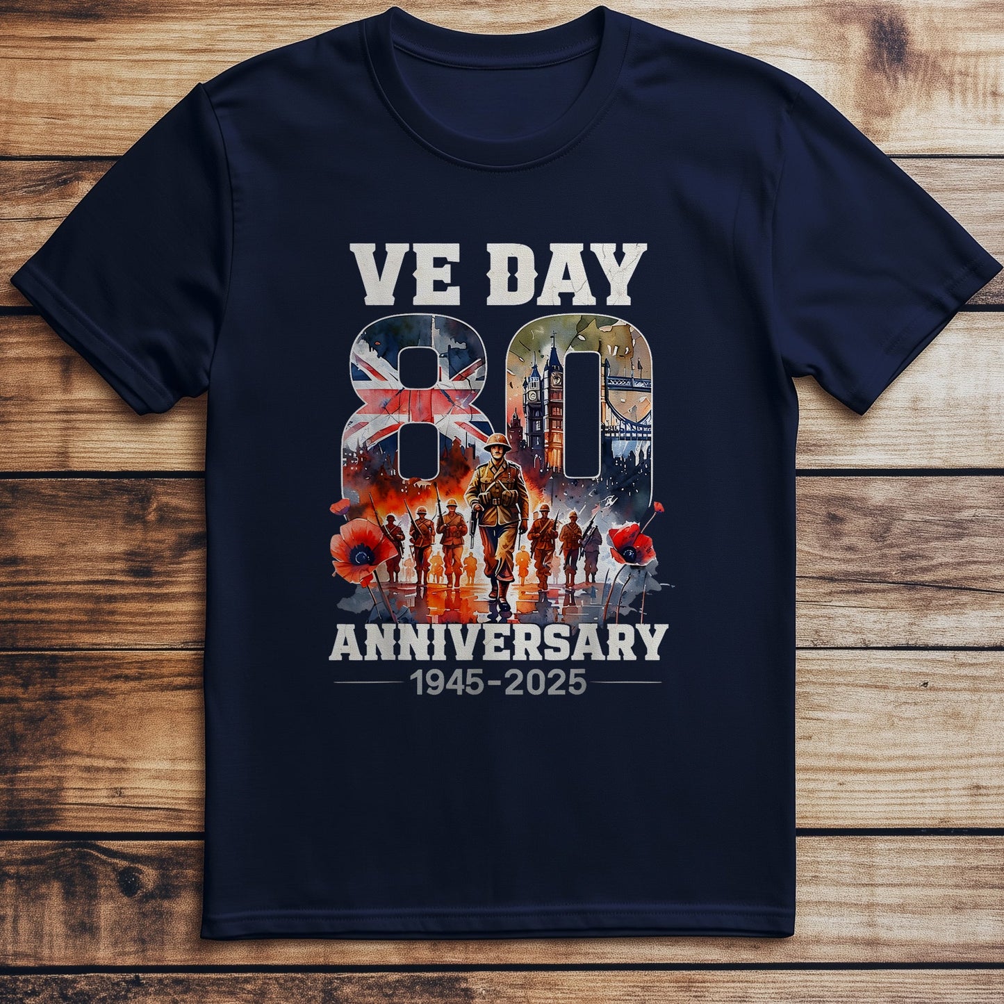 Ve Day Uk 80Th T-Shirt Style003