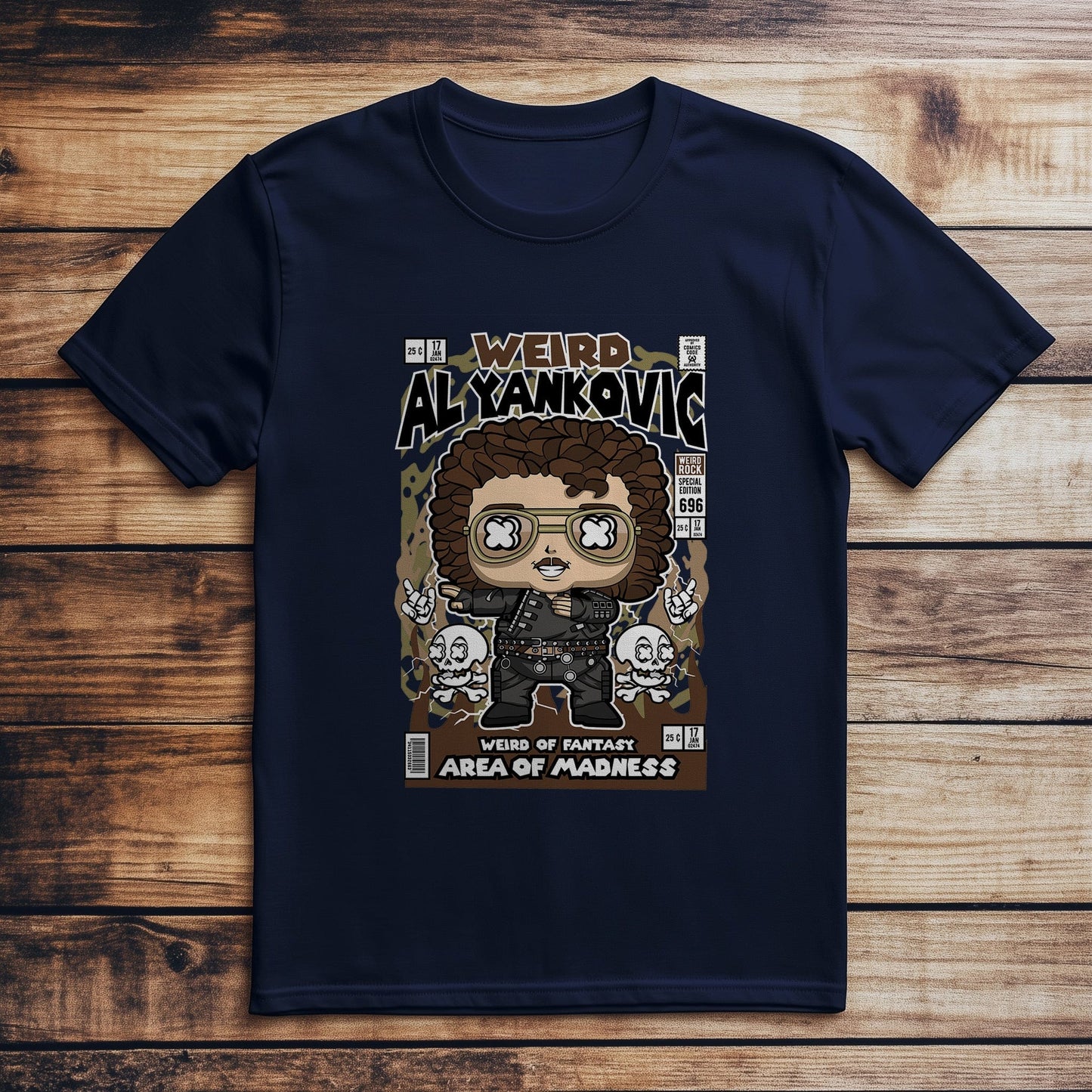 Weird Al Yankovic Skeleton T-Shirt