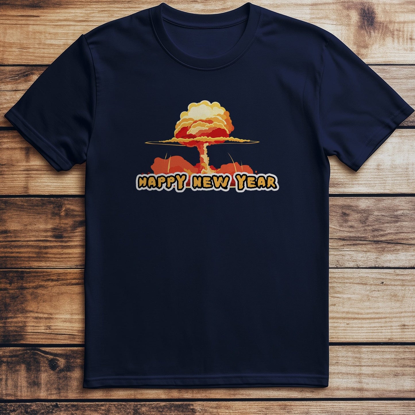 Happy New Year Nuclear Bomb T-Shirt