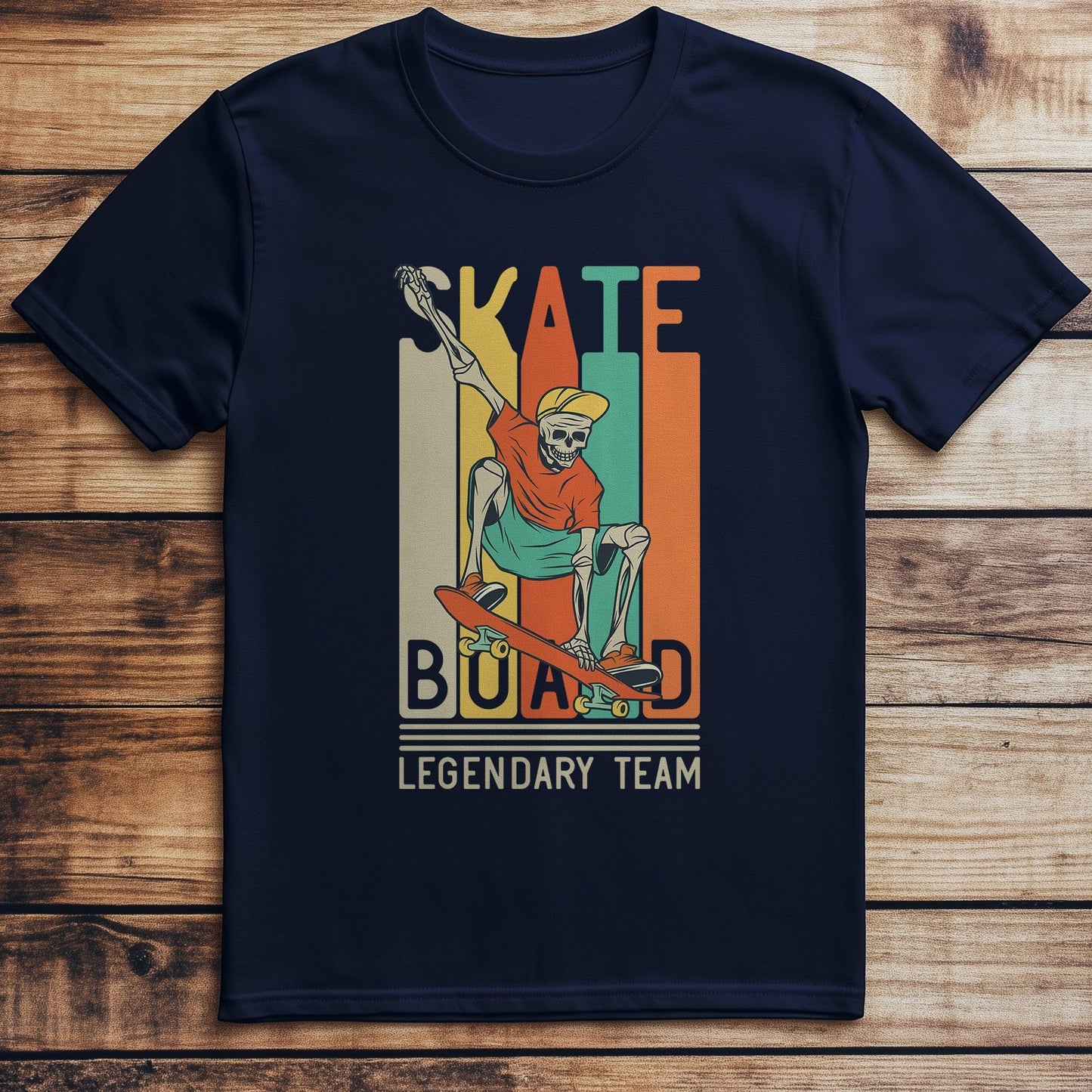 Skateboard_Skeleton t-shirt -