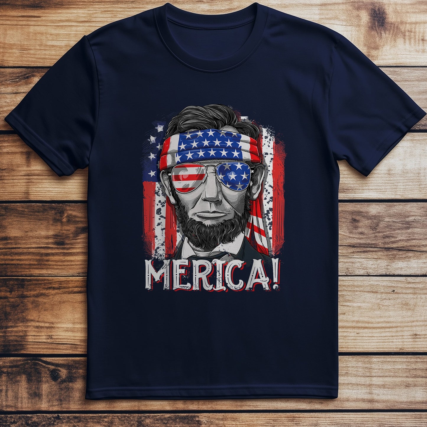 Lincoln 4Th Of T-Shirt