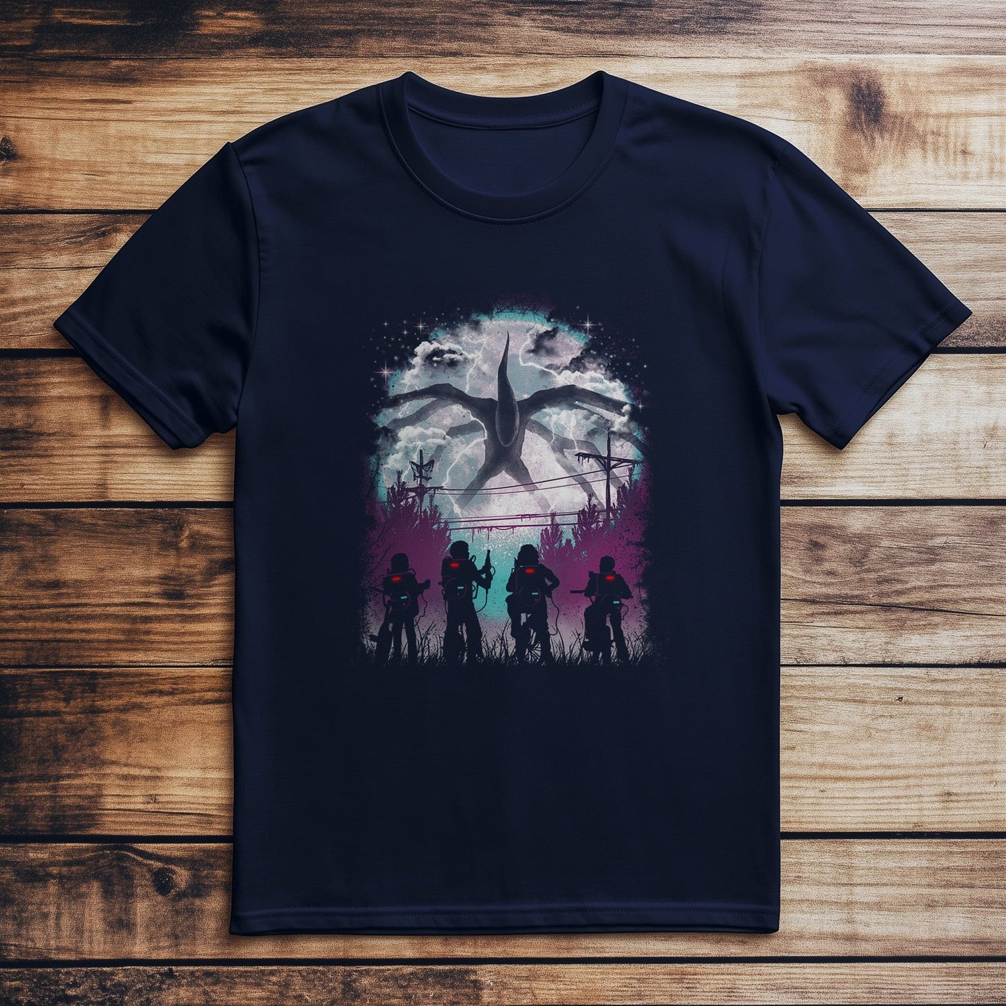 Stranger Things Ghostbusters Mashup T-shirt