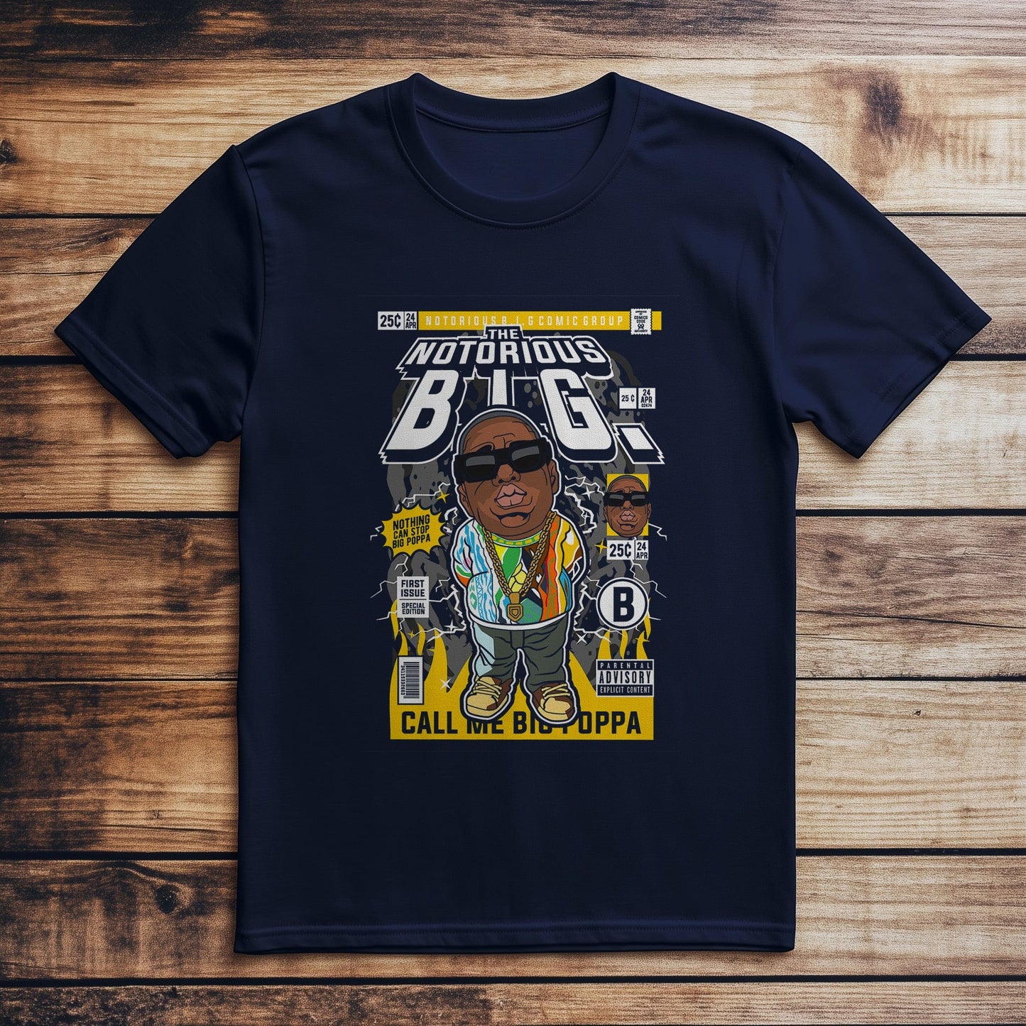 Notorious B.I.G. Cartoon Character Tee