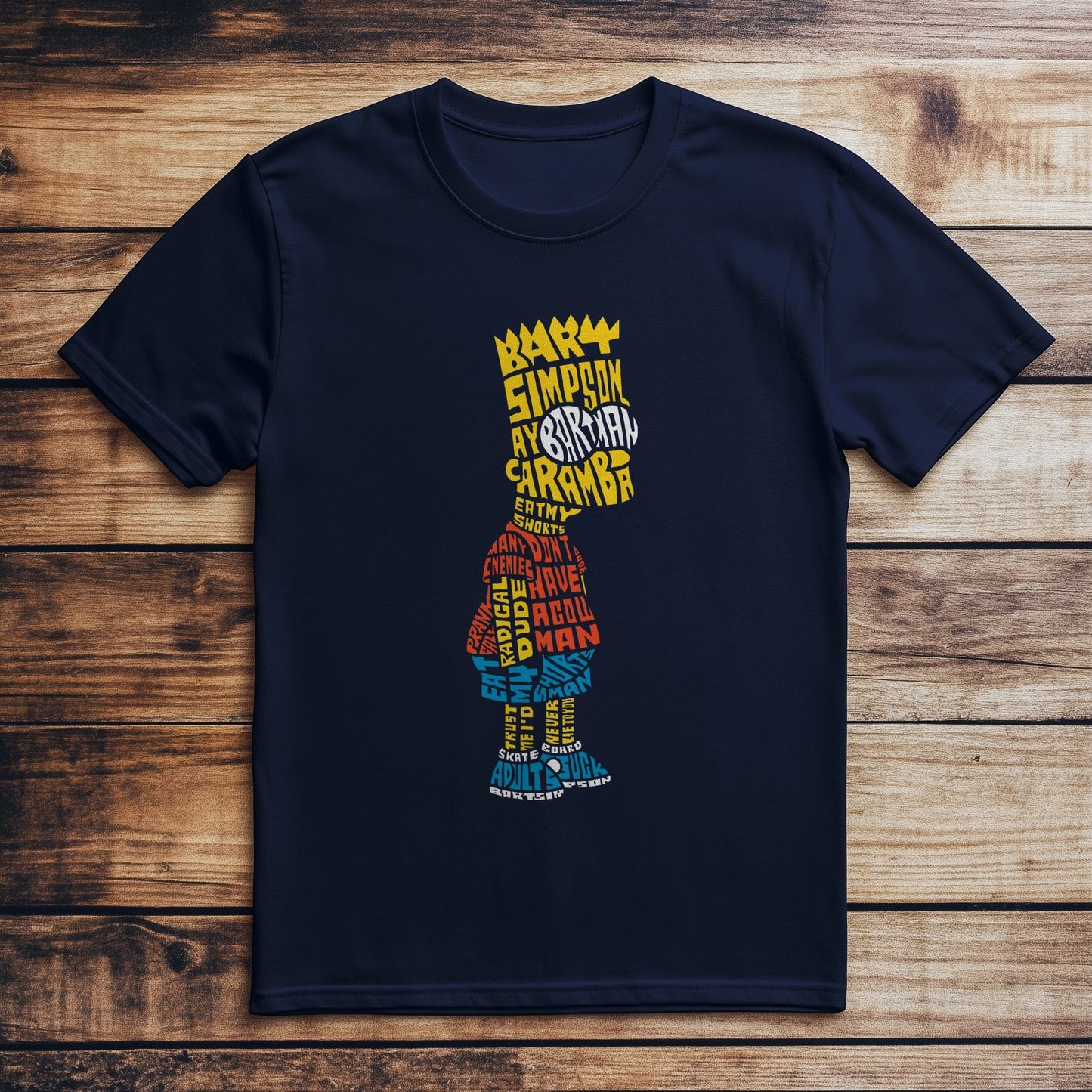 Bart Simpson Text T-Shirt