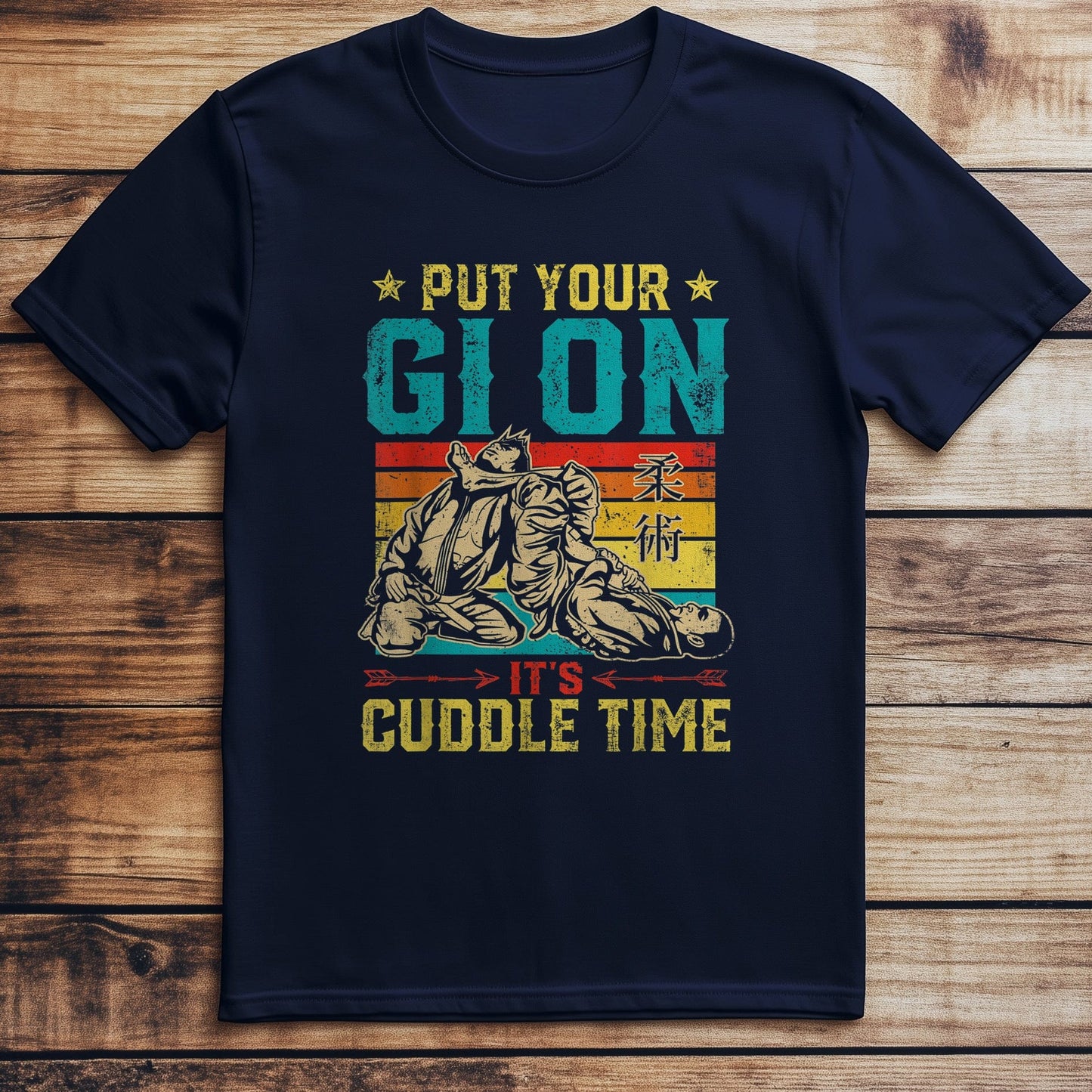 Jiu Jitsu Cuddle Time Vintage T-Shirt